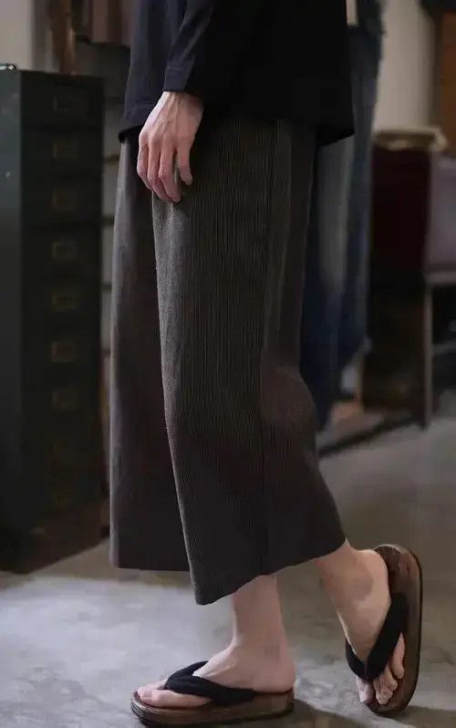Japanese Brand 20AW Indigo Union Japan Grey Striped Japanese Warriors Pants Size US 32 / EU 48 - 3 Thumbnail