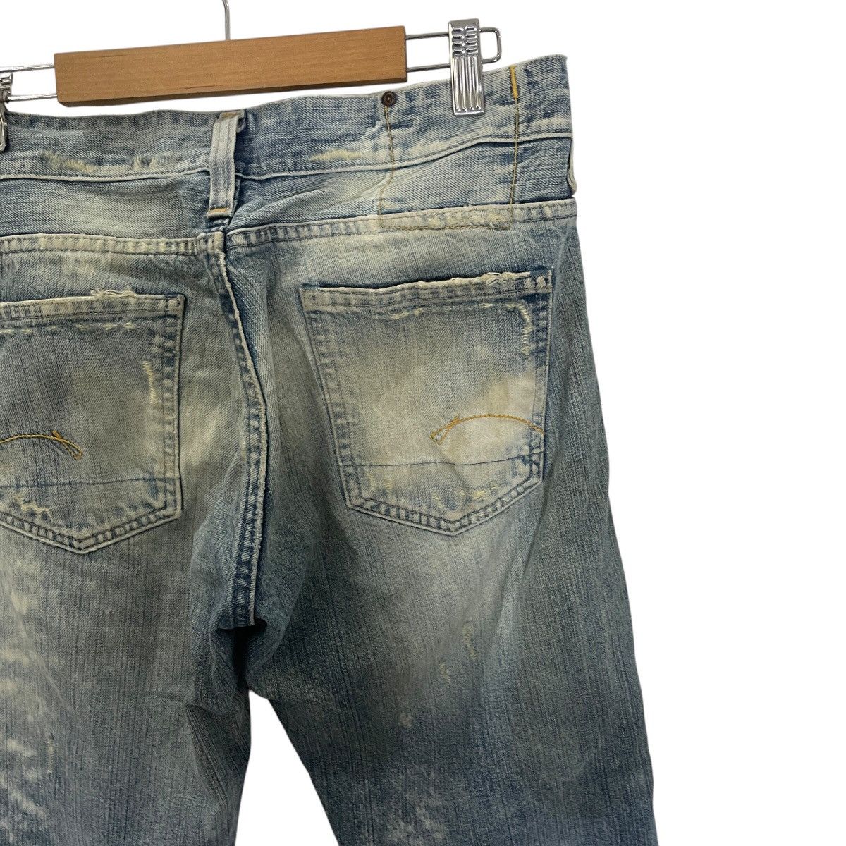 G-Star Vintage G Star Raw Distressed Denim Size US 31 - 11 Thumbnail