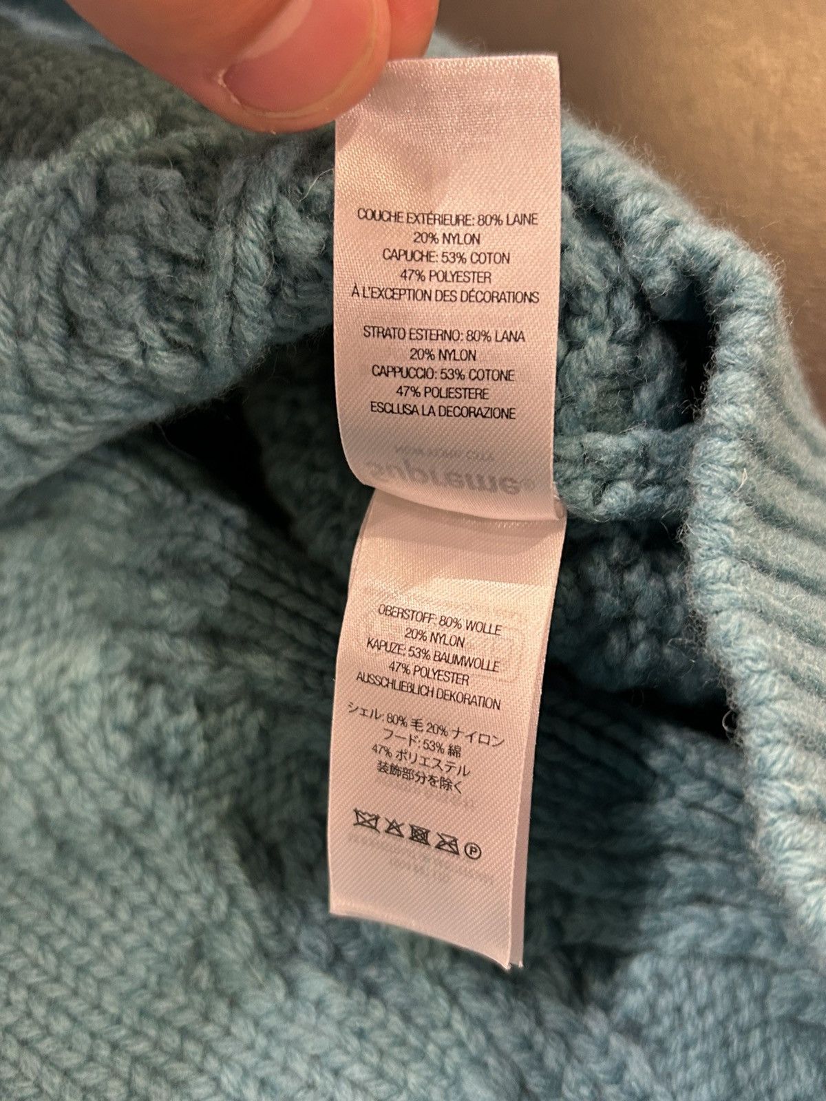 Supreme Supreme Cable Knit Hoodie Size US S / EU 44-46 / 1 - 5 Thumbnail