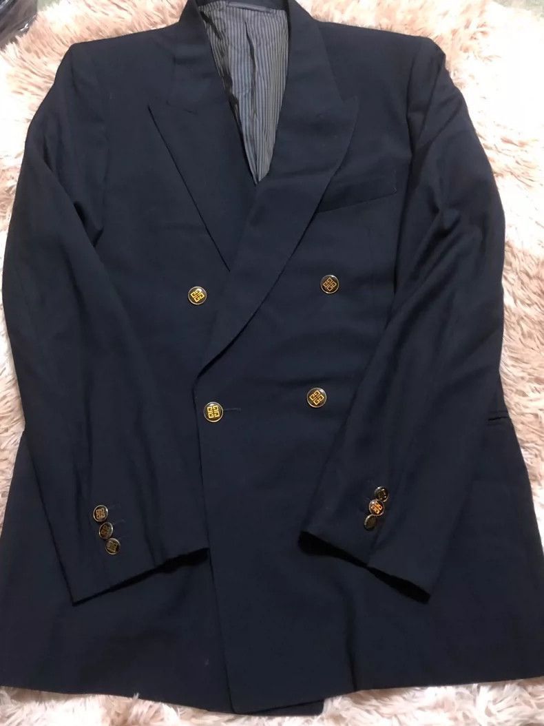 Givenchy Givenchy Men's Double Breasted Blazer-2507 Size US L / EU 52-54 / 3 - 2 Thumbnail