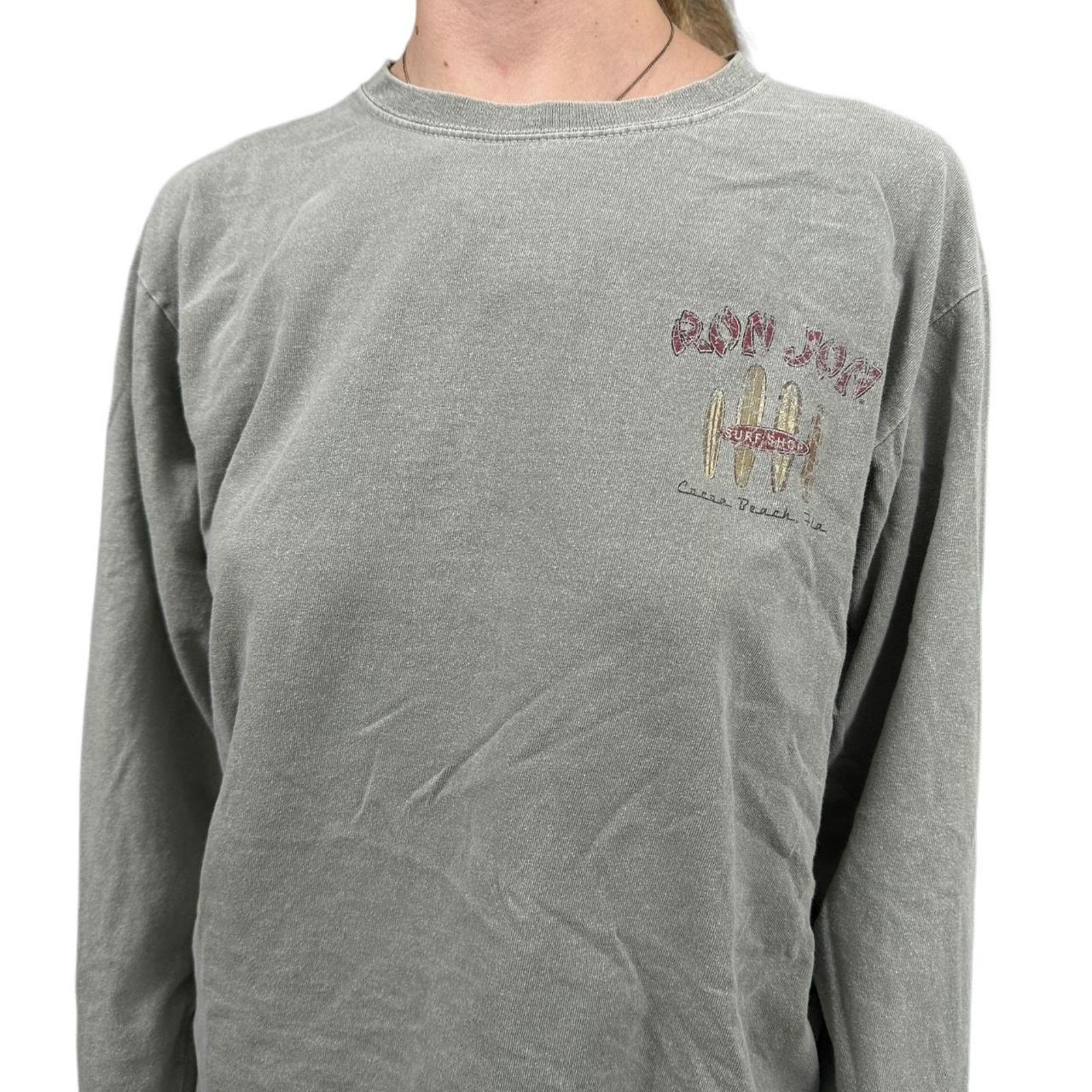 Ron Jon Surf Shop Vintage ron jon long sleeve Size L / US 10 / IT 46 - 3 Thumbnail