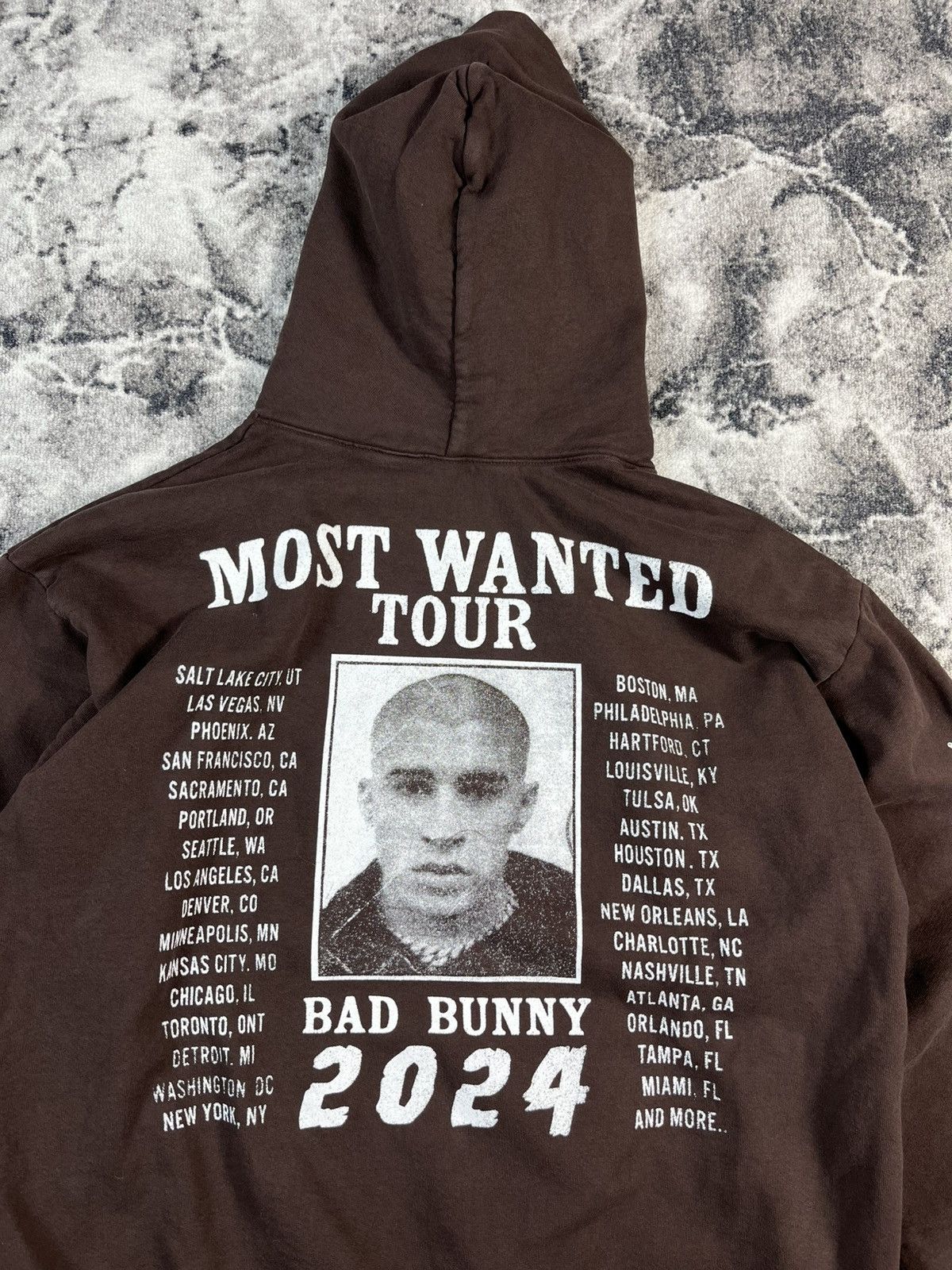 Band Tees Bad Bunny Most Wanted Tour Hoodie 2024 XL Size US XL / EU 56 / 4 - 10 Thumbnail