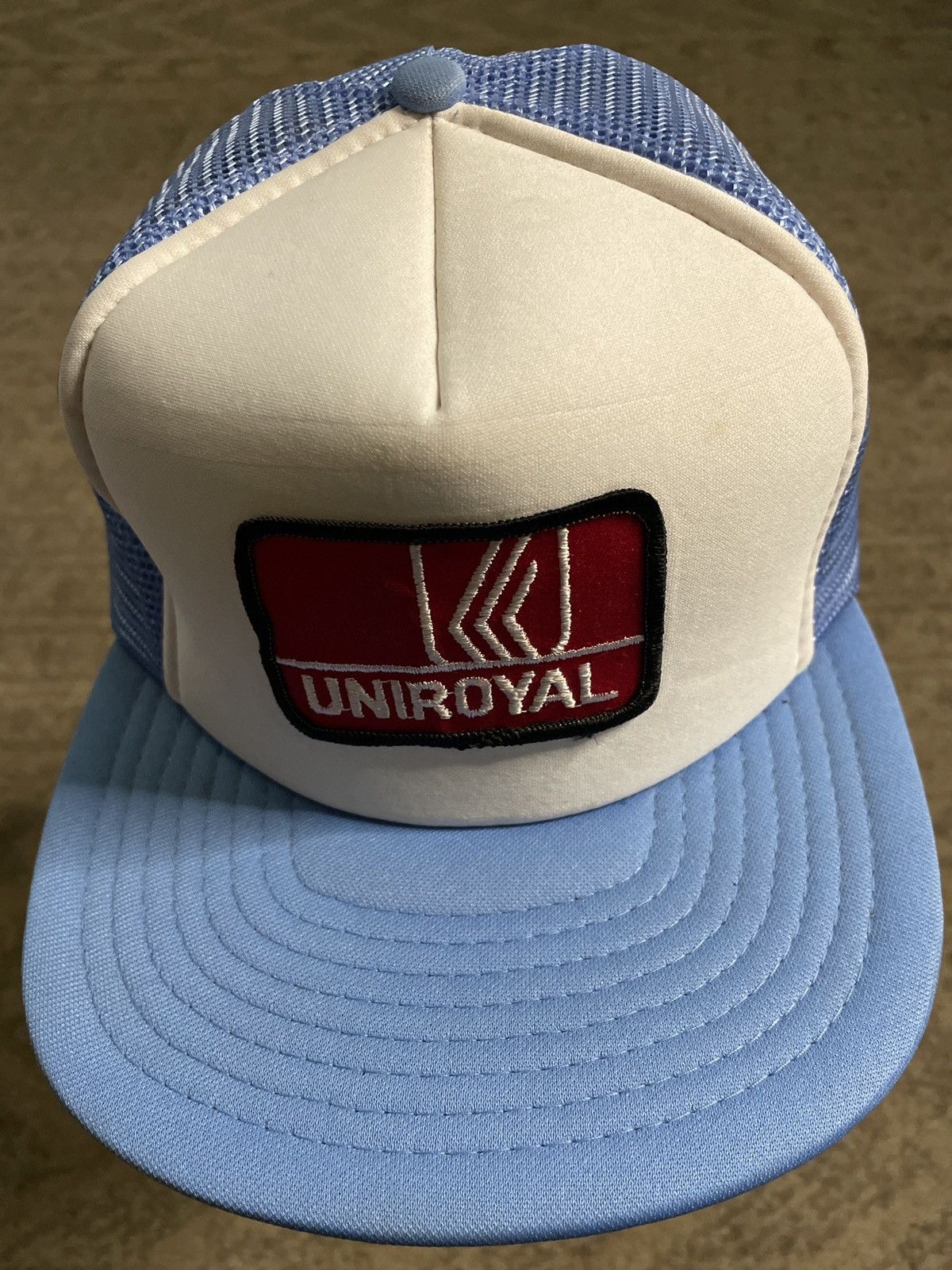 Vintage UNIROYAL Hat Cap mesh foam Trucker Vintage patch SnapBack 🔥 Size ONE SIZE - 1 Thumbnail