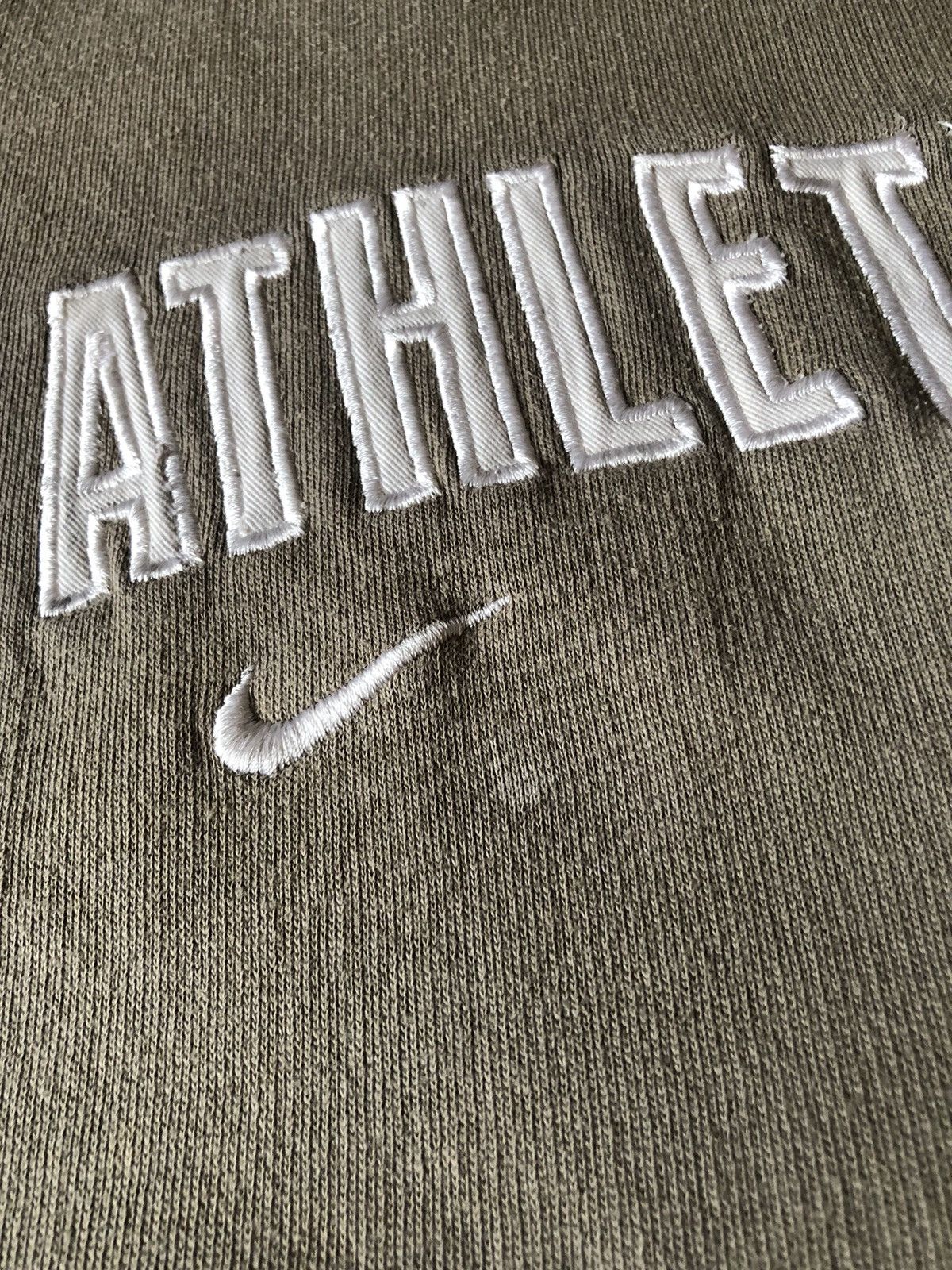 Nike × Vintage VINTAGE NIKE ATHLETIC CENTER SWOOSH HOODIE Size US M / EU 48-50 / 2 - 2 Thumbnail