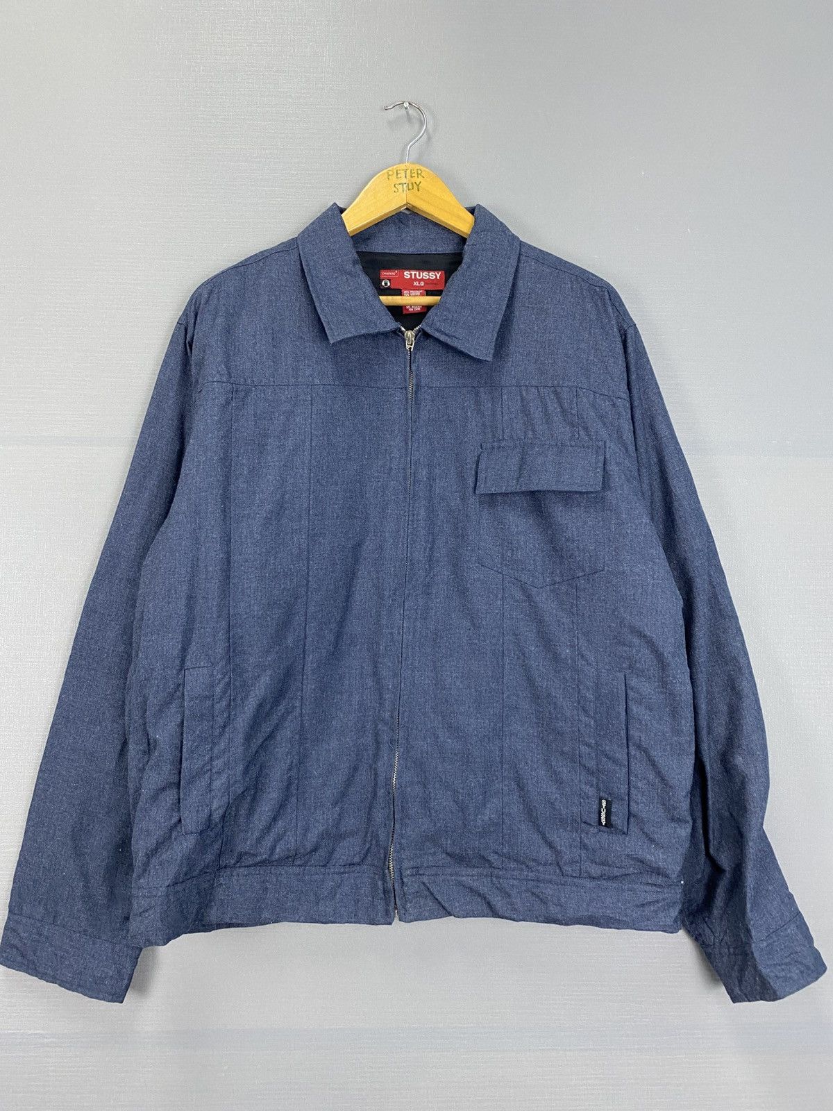 Stussy Vintage Stussy Zipper Jacket Size US XL / EU 56 / 4 - 2 Thumbnail