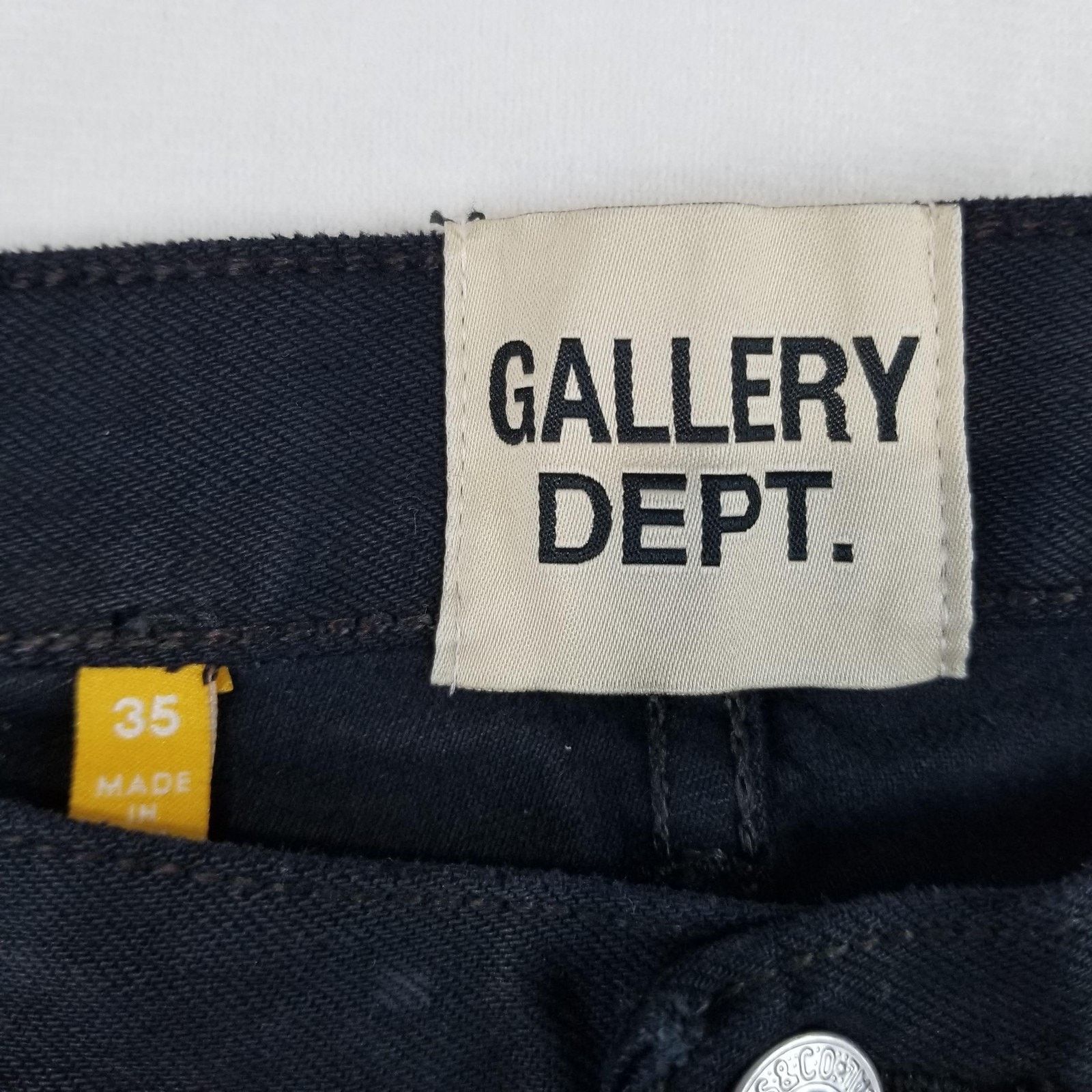 Gallery Dept. Gallery Dept LA Flare Jeans Mens 35x36 Black NWT Made in USA Size US 35 - 13 Thumbnail