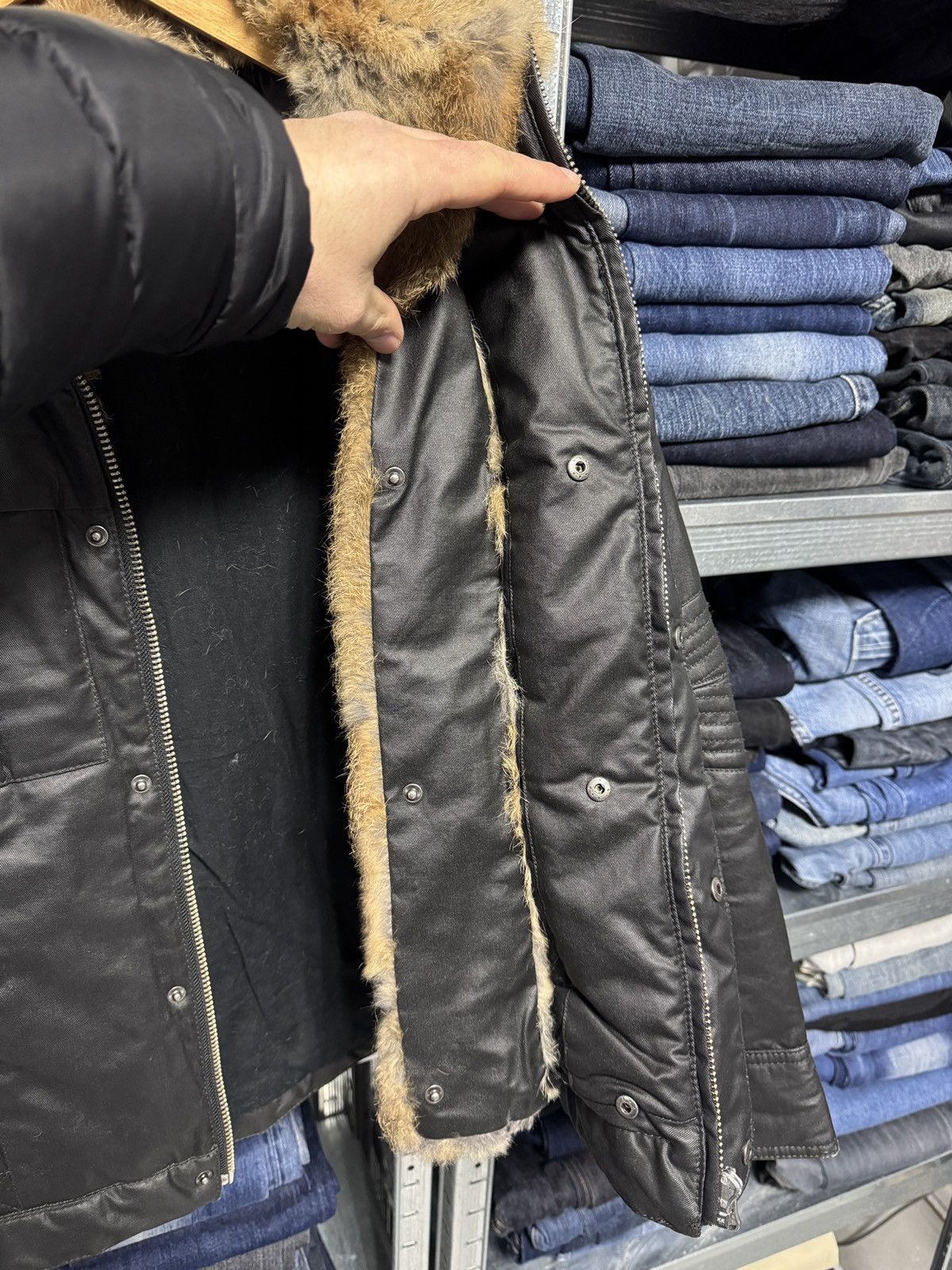 Zadig & Voltaire RRP 500$ Zadig & Voltaire Kamil Fur Biker Womens Jacket Size S / US 4 / IT 40 - 11 Thumbnail