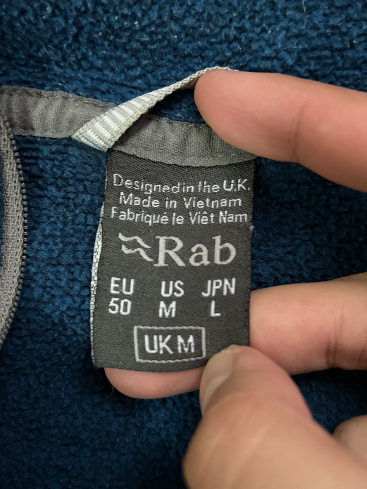 Rab Rab Quest Pull-On Half Zip Fleece Midlayer Blue Men's M Size US M / EU 48-50 / 2 - 3 Thumbnail