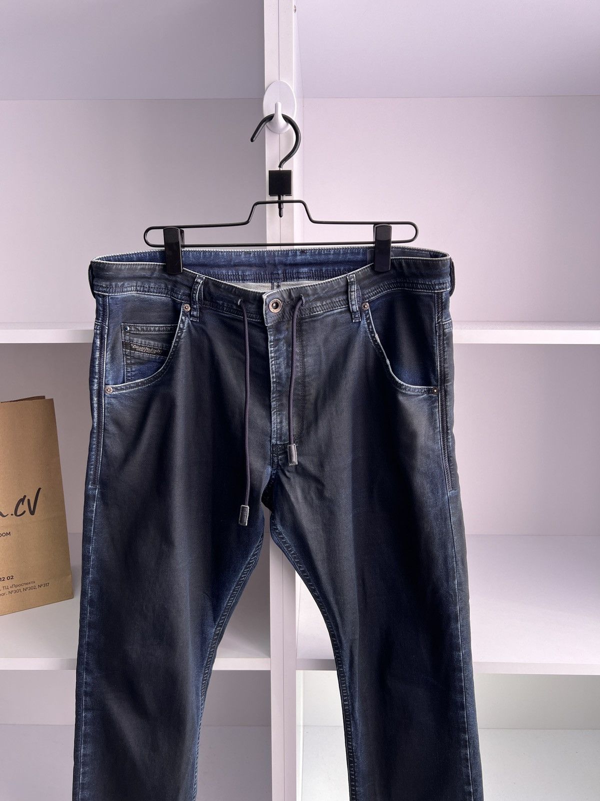 Diesel × Vintage Vintage Diesel Krooley CB-Ne Blue Denim Jeans Size US 34 / EU 50 - 5 Thumbnail