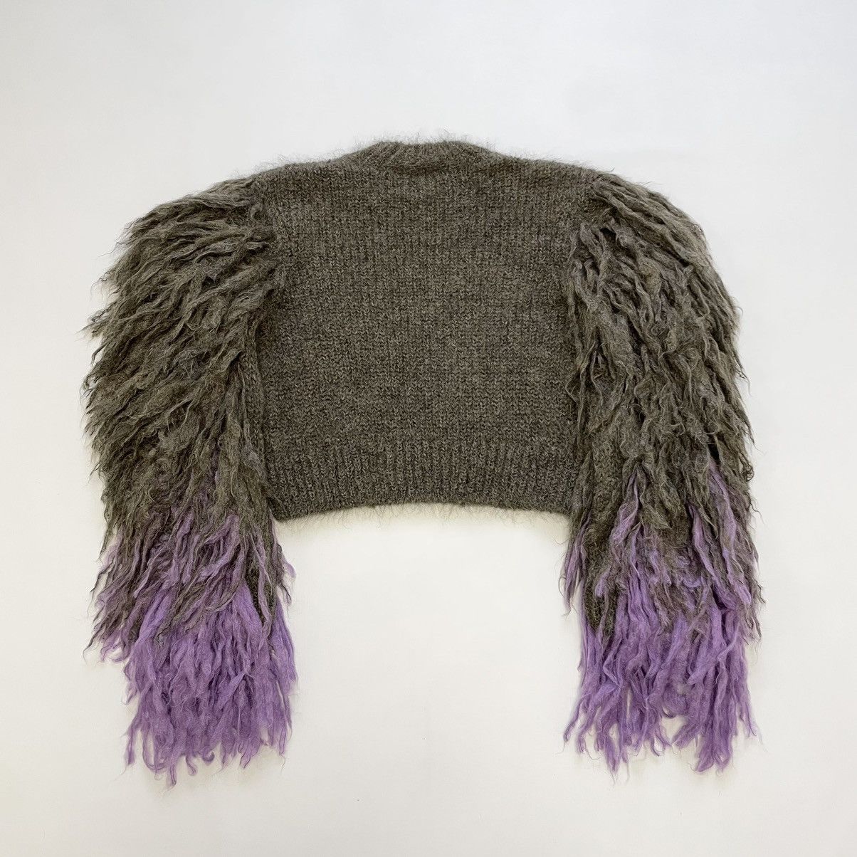 Dries Van Noten ‘Pom Pom Sleeves’ Mohair Sweater Size S / US 4 / IT 40 - 12 Thumbnail