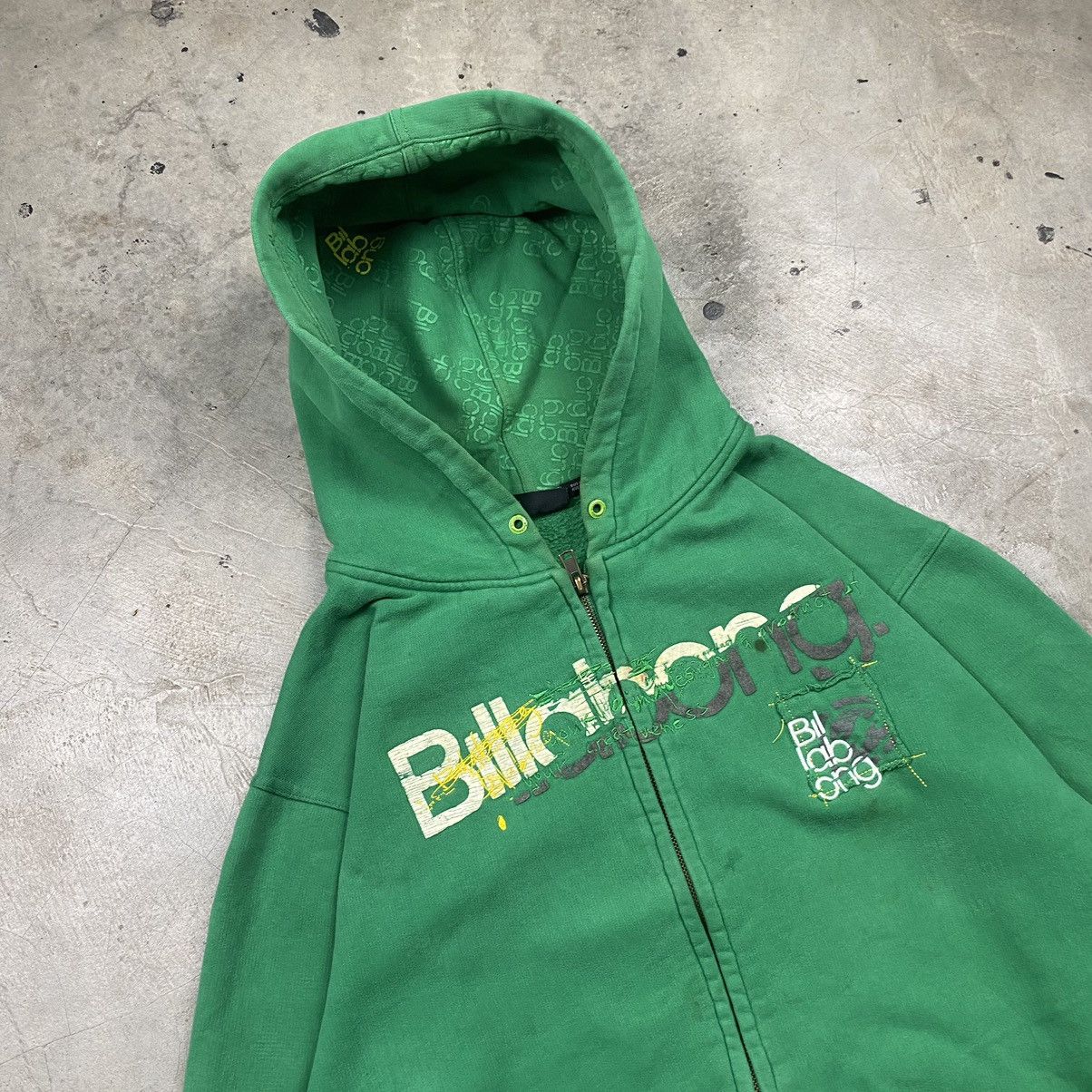 Billabong × JNCO OG Rare y2k Billabong Poem Zipped Up Size US M / EU 48-50 / 2 - 3 Thumbnail