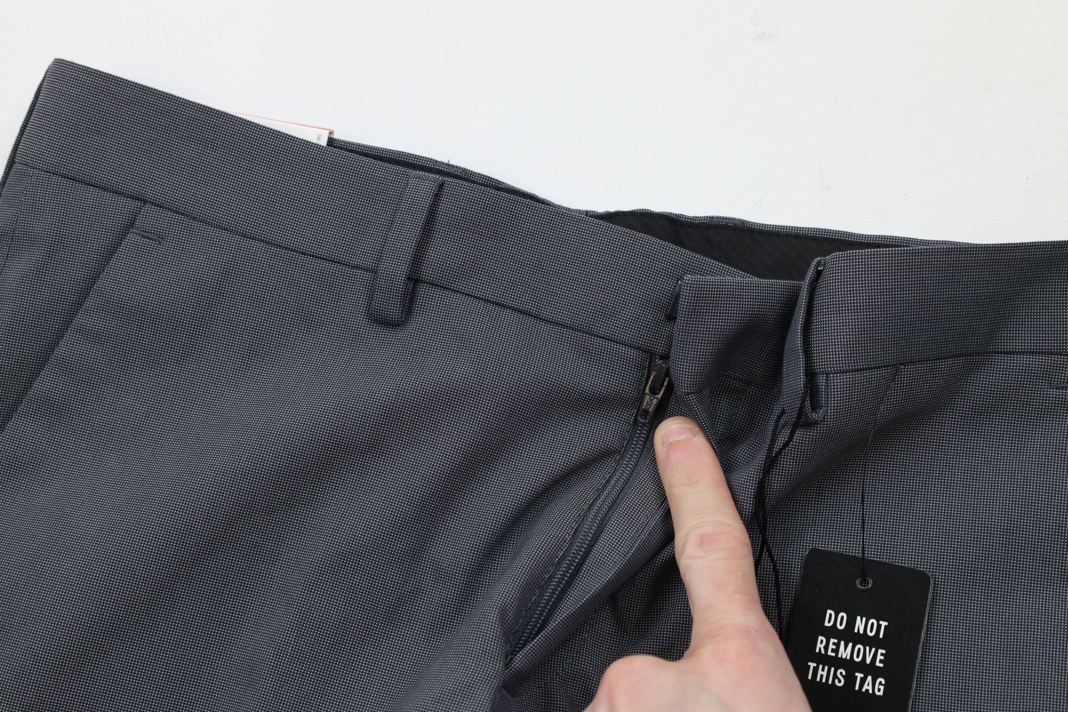 Express × Vintage New Express Stretch Flat Front Chino Pants Trousers Slacks Size 28" / US 6 / IT 42 - 5 Thumbnail