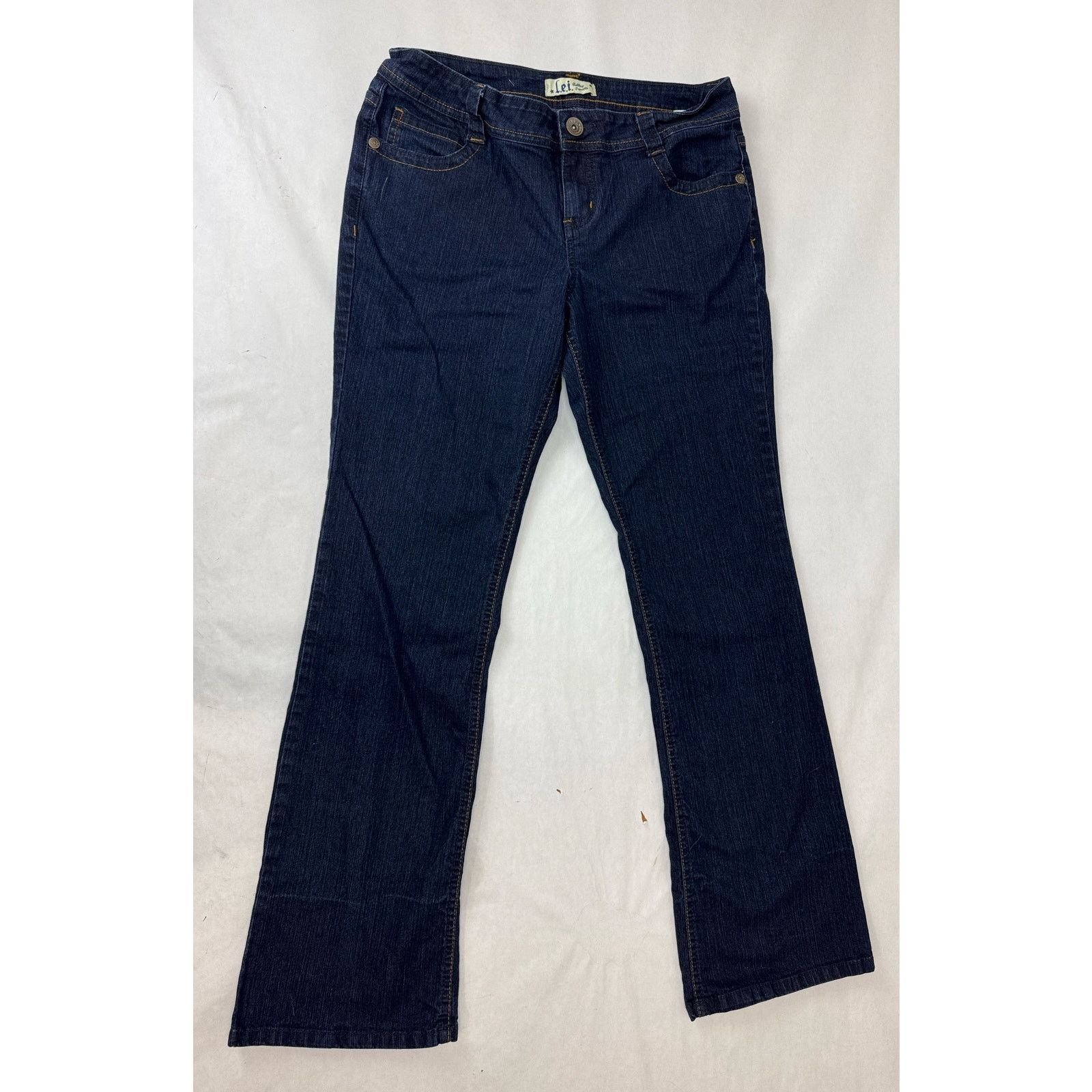 L.E.I. Vintage Y2K Low-Rise Jeans Flare Butterflies L.e.i. 11 Size 32" / US 10 / IT 46 - 1 Thumbnail