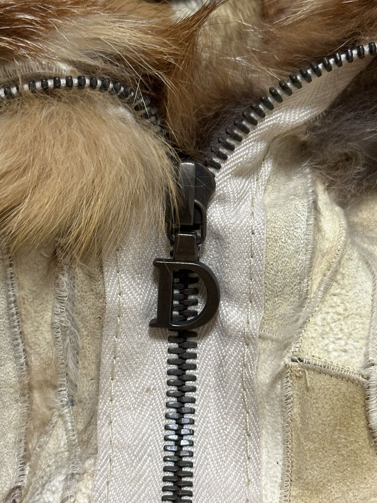 Dior CHRISTIAN DIOR Fall Winter 2001 Patchwork Leather Fur Vest Size ONE SIZE - 8 Thumbnail
