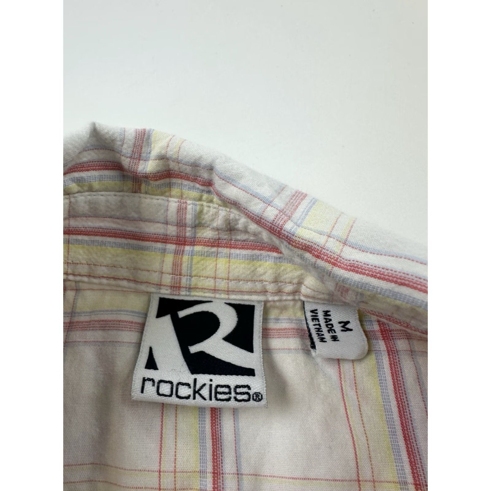 Vintage VINTAGE Rockies Women's Western Shirt Sleeveless M Floral Plaid Cowgirl Casua Size M / US 6-8 / IT 42-44 - 3 Thumbnail
