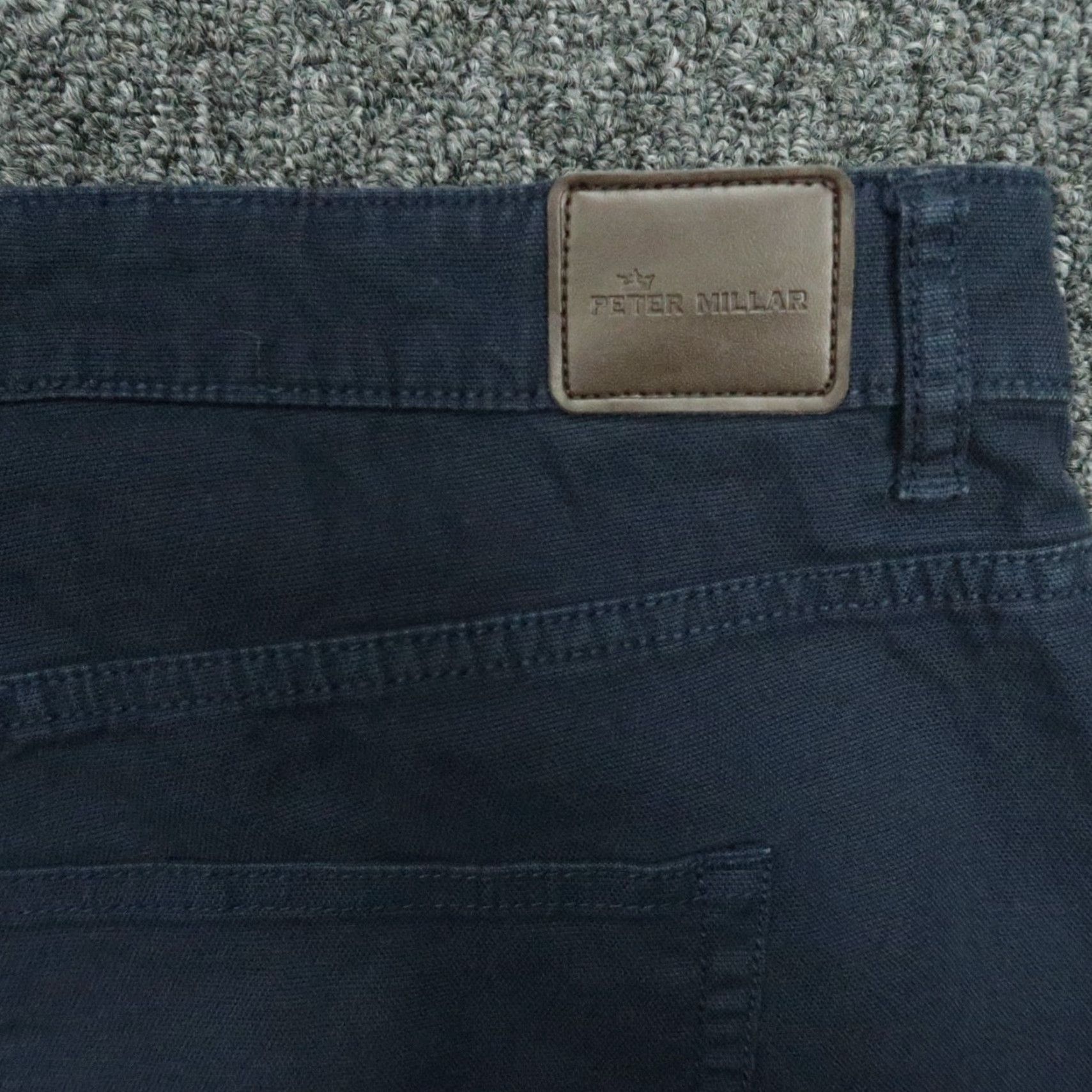 Peter Millar Peter Millar Pants Mens 40x30 Blue Vintage Canvas Chino 5 Pocket Trouser Size US 40 / EU 56 - 6 Thumbnail