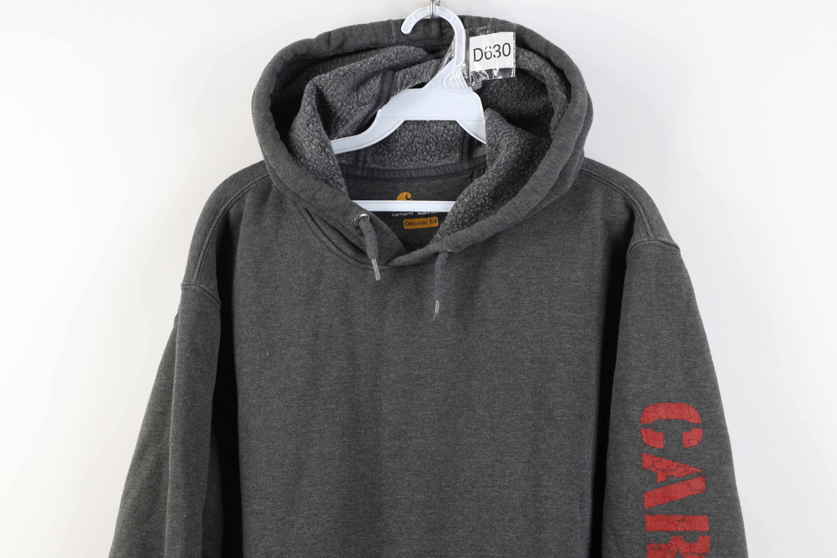 Carhartt Vintage Y2K Carhartt Spell Out Heavyweight Hoodie Sweatshirt Size US S / EU 44-46 / 1 - 2 Thumbnail