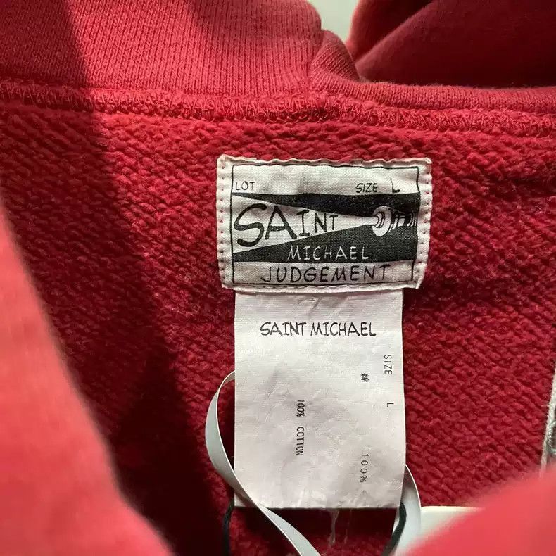 Saint Michael Saint Michael Saint Michael Red letter printed hoodie-2507 Size US M / EU 48-50 / 2 - 3 Thumbnail