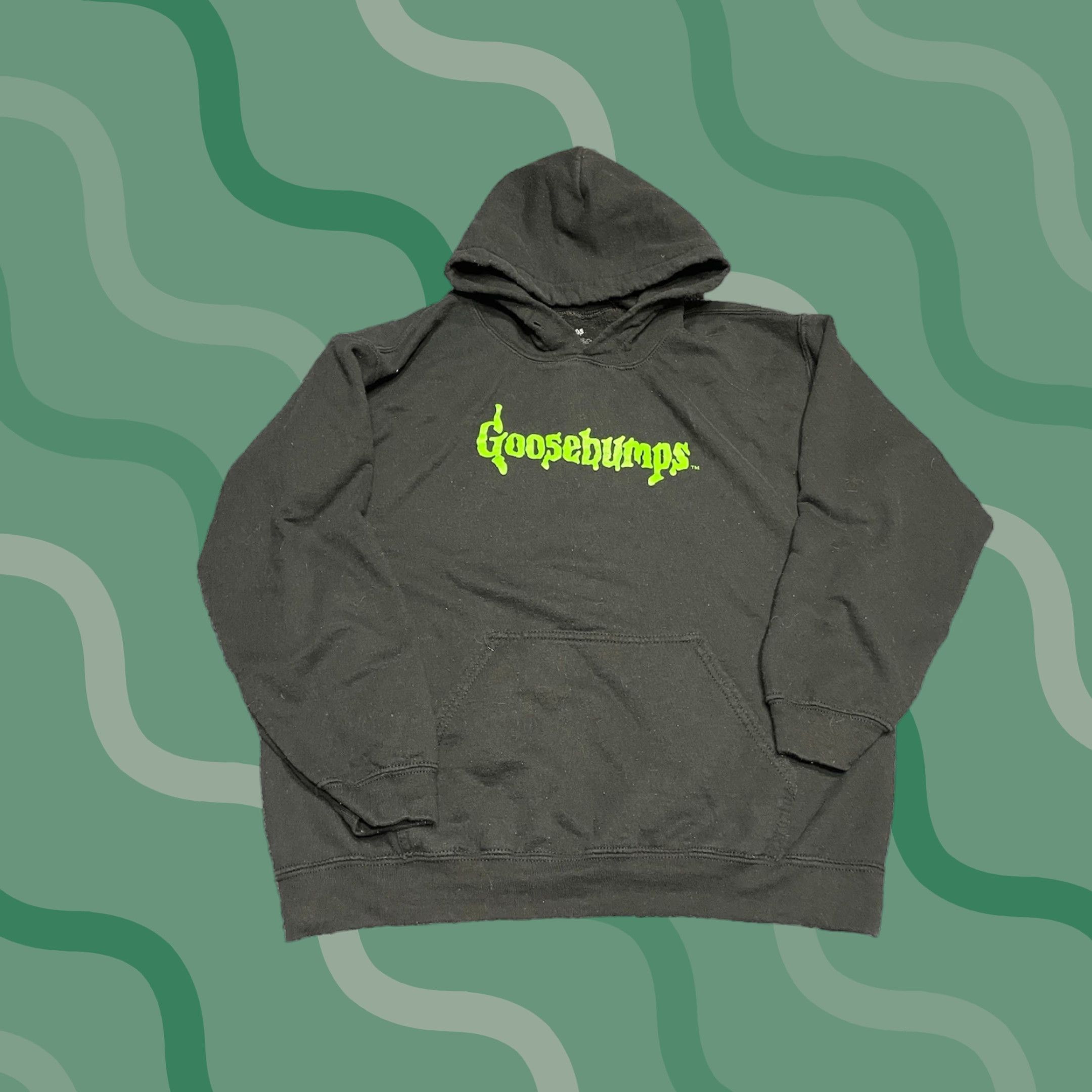 Vintage Goosebumps Hoodie Pullover Mens M Black Movie Streetwear Adult Medium Mens Size US M / EU 48-50 / 2 - 1 Thumbnail