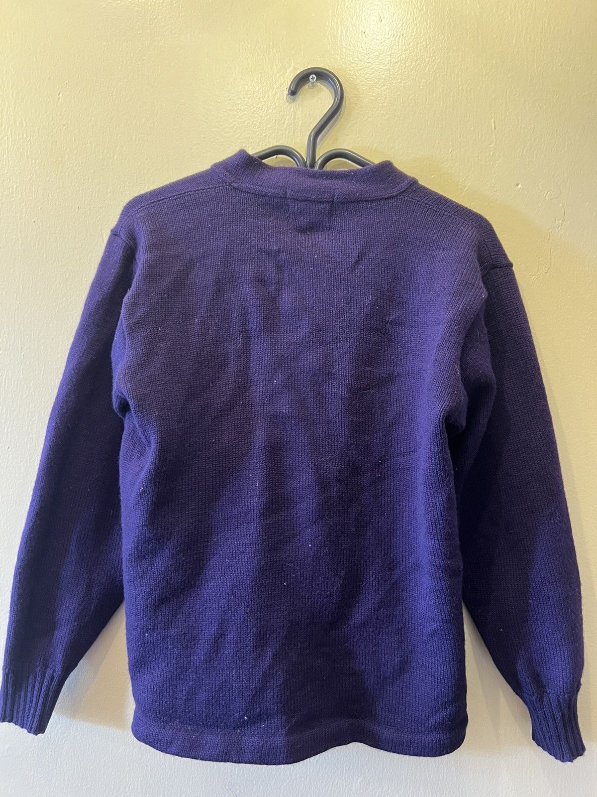 Other Vintage 1950-60s"Perishing Rifles"Chain Stitch Wool Cardigan Size US M / EU 48-50 / 2 - 5 Thumbnail
