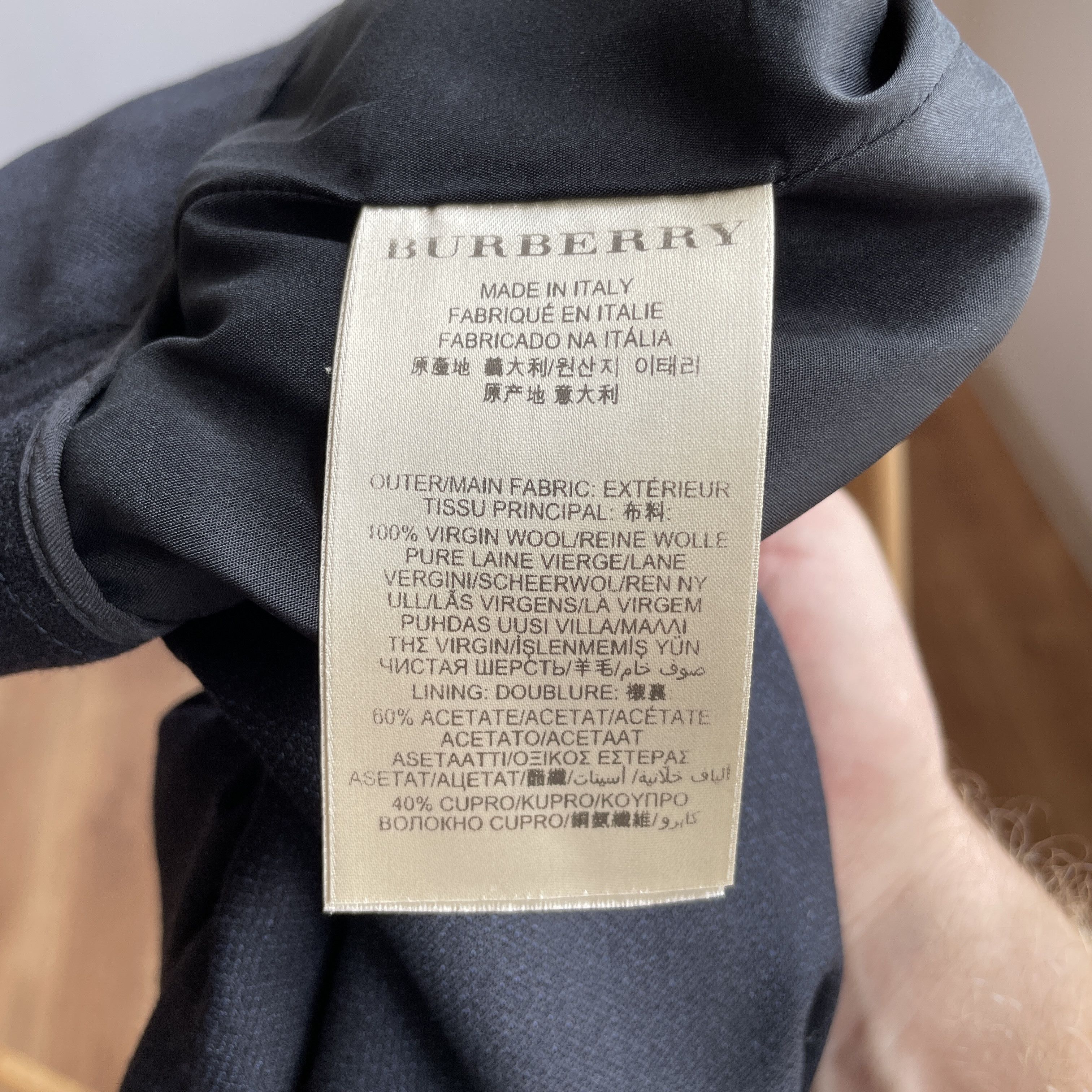 Burberry Burberry London Virgin Wool Formal Pencil Midi Skirt Size 30" / US 8 / IT 44 - 8 Thumbnail