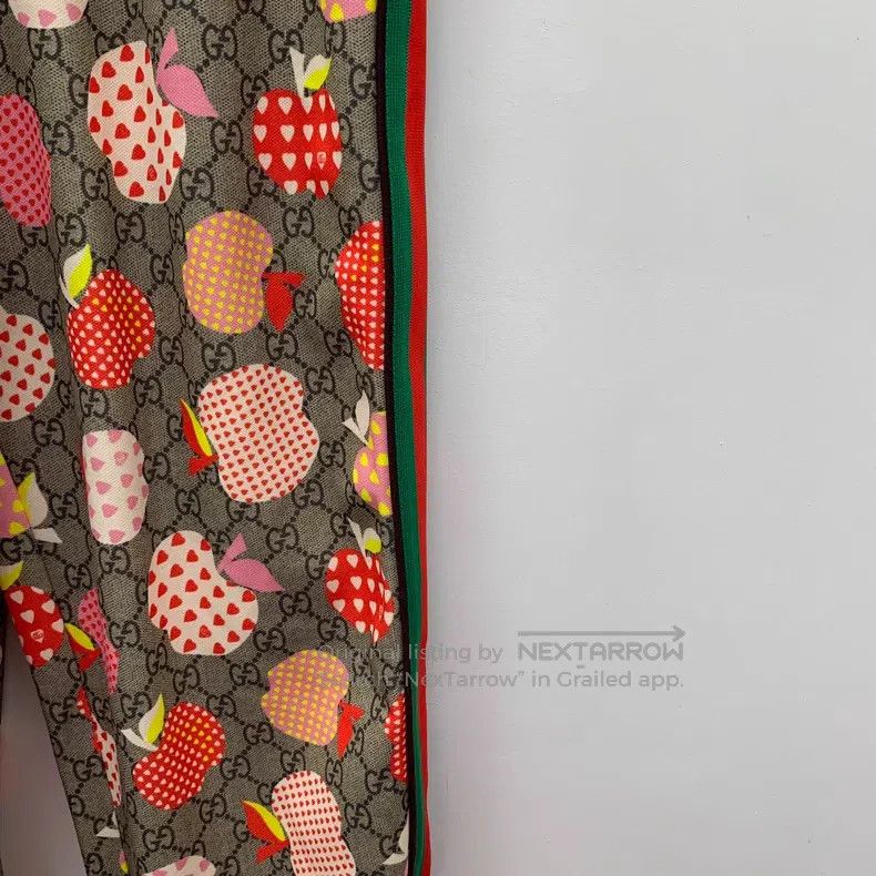 Gucci Gucci Size XS Multi-colour apple logo jacquard full-print d Size 42" / US 20 - 4 Thumbnail