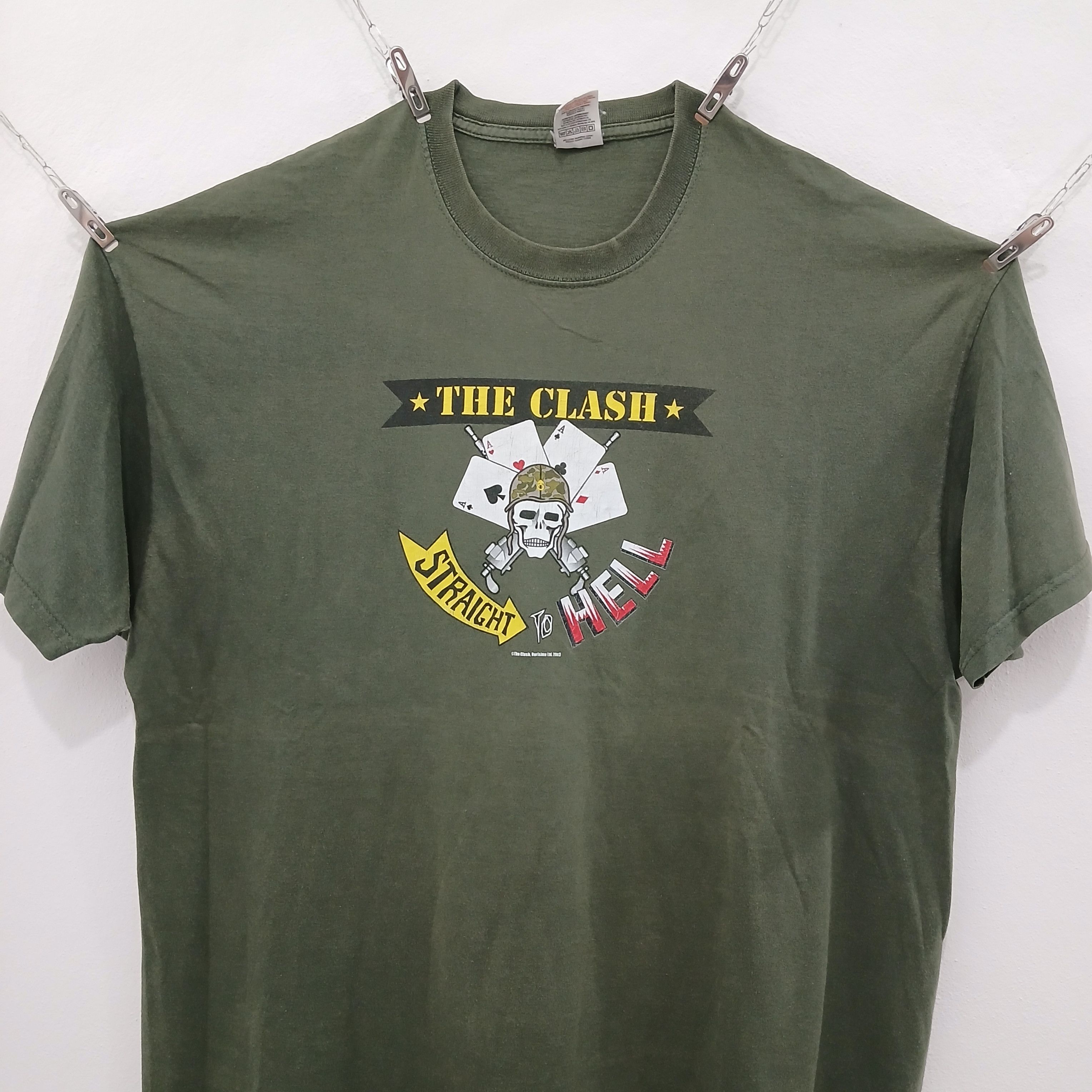 Band Tees THE CLASH Punk Band Vintage Tee 2003 Size US XL / EU 56 / 4 - 2 Thumbnail