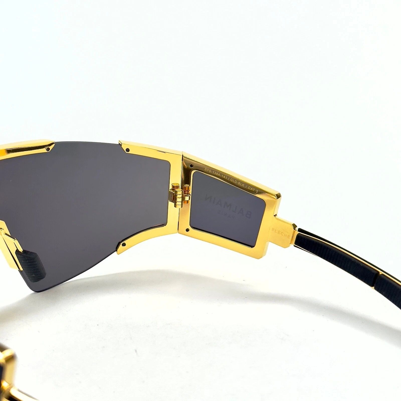 Balmain BALMAIN FLECHE BY AKONI BPS138 Titanium Gold Black BPS 138 Size ONE SIZE - 4 Thumbnail
