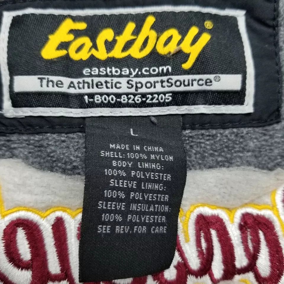 Other Eastbay Jacket Womens Large Black Full Zip Pockets Outdoor Size L / US 10 / IT 46 - 3 Thumbnail