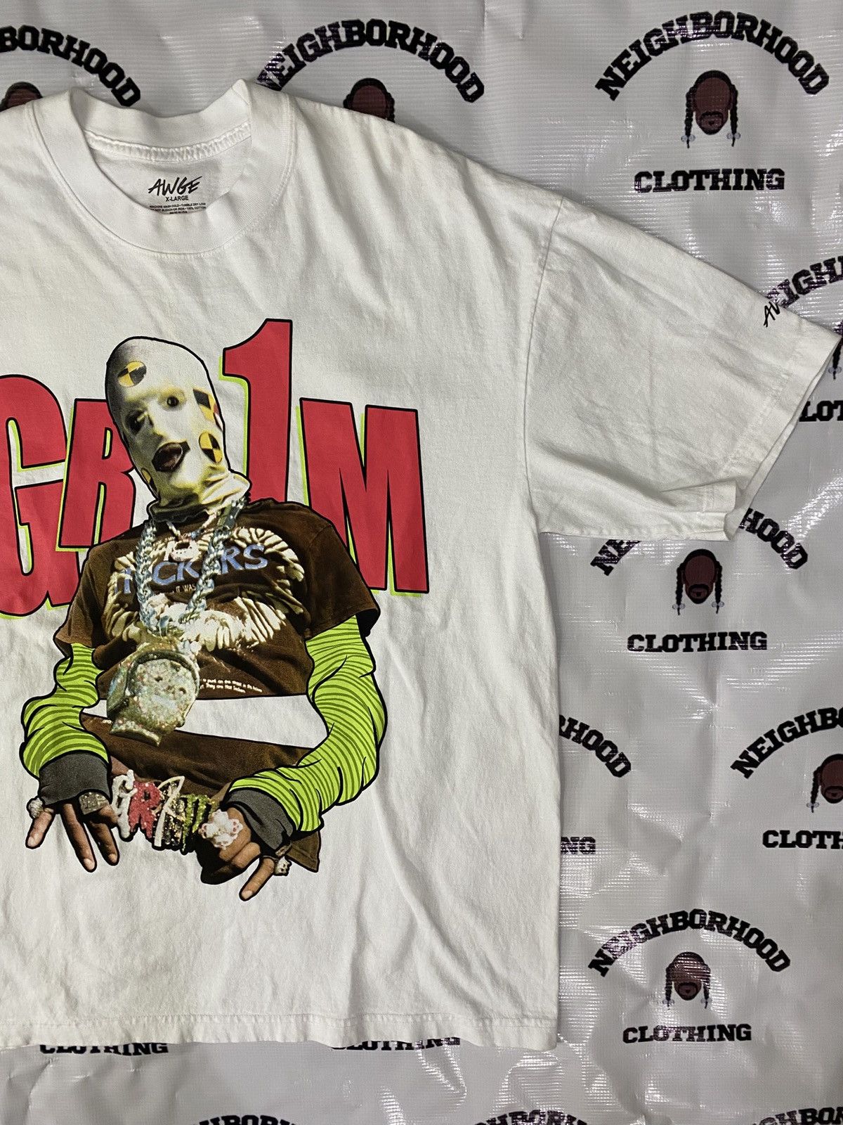 AWGE AWGE GRIM TEE. Size US XL / EU 56 / 4 - 5 Thumbnail
