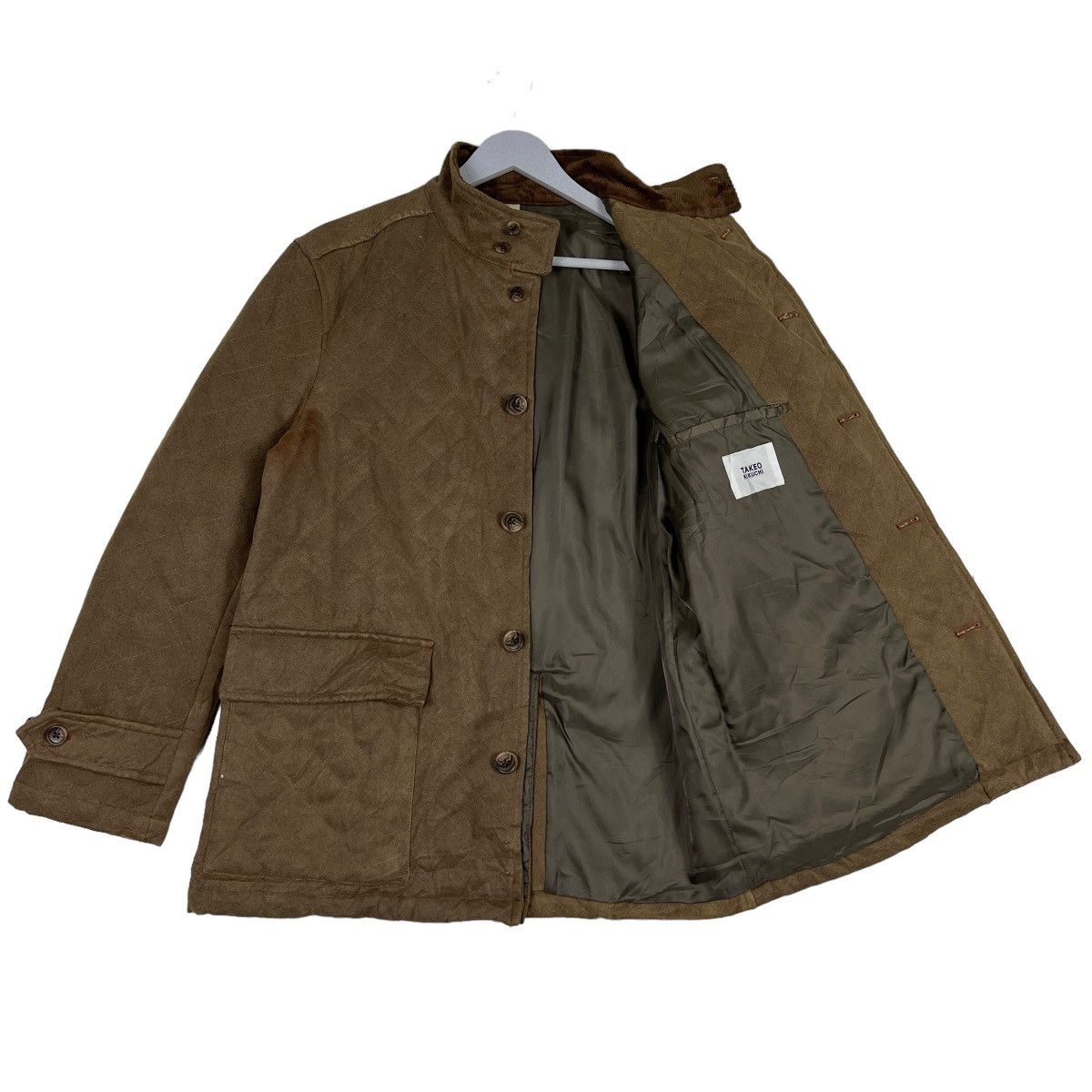Takeo Kikuchi 🔥 TAKEO KIKUCHI MOLESKIN QUILTED JACKET Size US M / EU 48-50 / 2 - 9 Thumbnail
