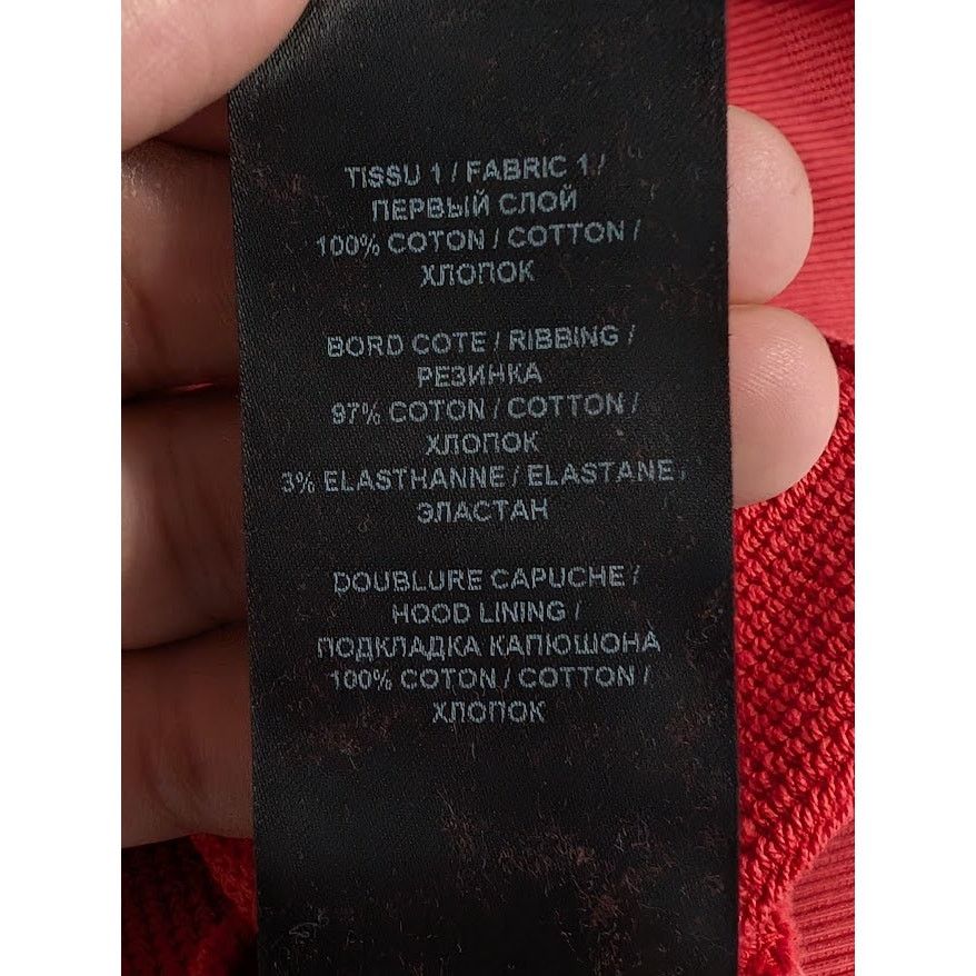 Balmain o1rshd1 Pullover Hoodie in Red Size US M / EU 48-50 / 2 - 12 Thumbnail