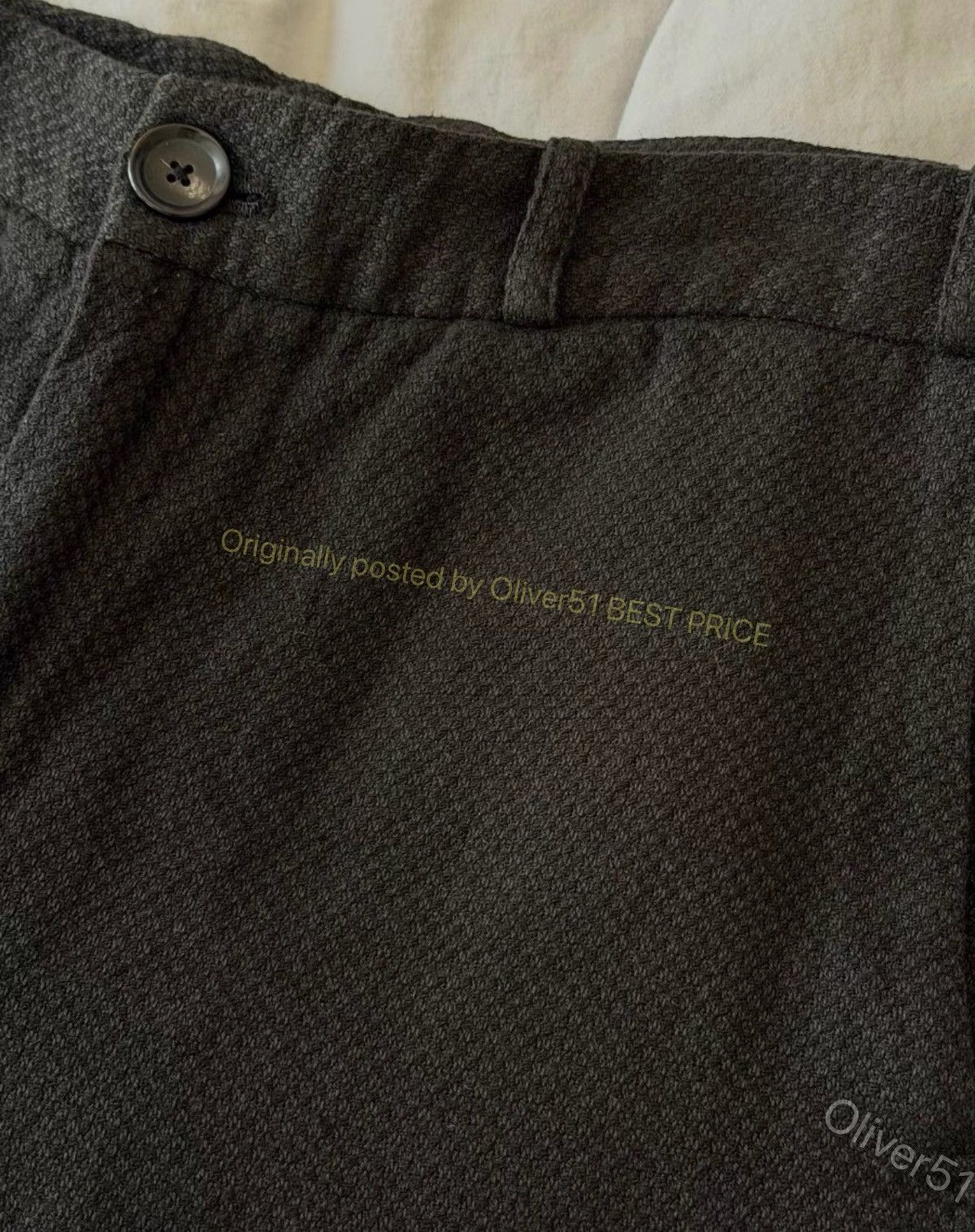 Geoffrey B. Small Geoffrey B. Small Antique‑Loom Knit Trousers YYYY17/2610 Size US 34 / EU 50 - 2 Thumbnail