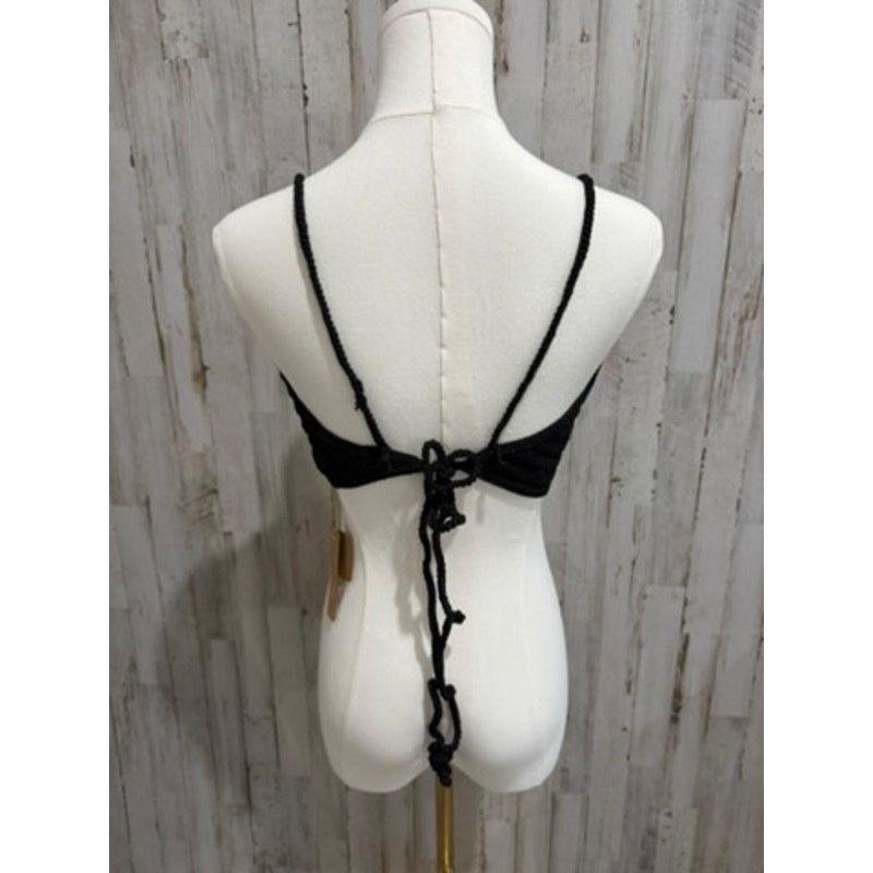SKIMS NWT SKIMS Cropped Cami Top Womens 4XL Black Tie-Back Size 4XL / US 24-26 - 3 Thumbnail