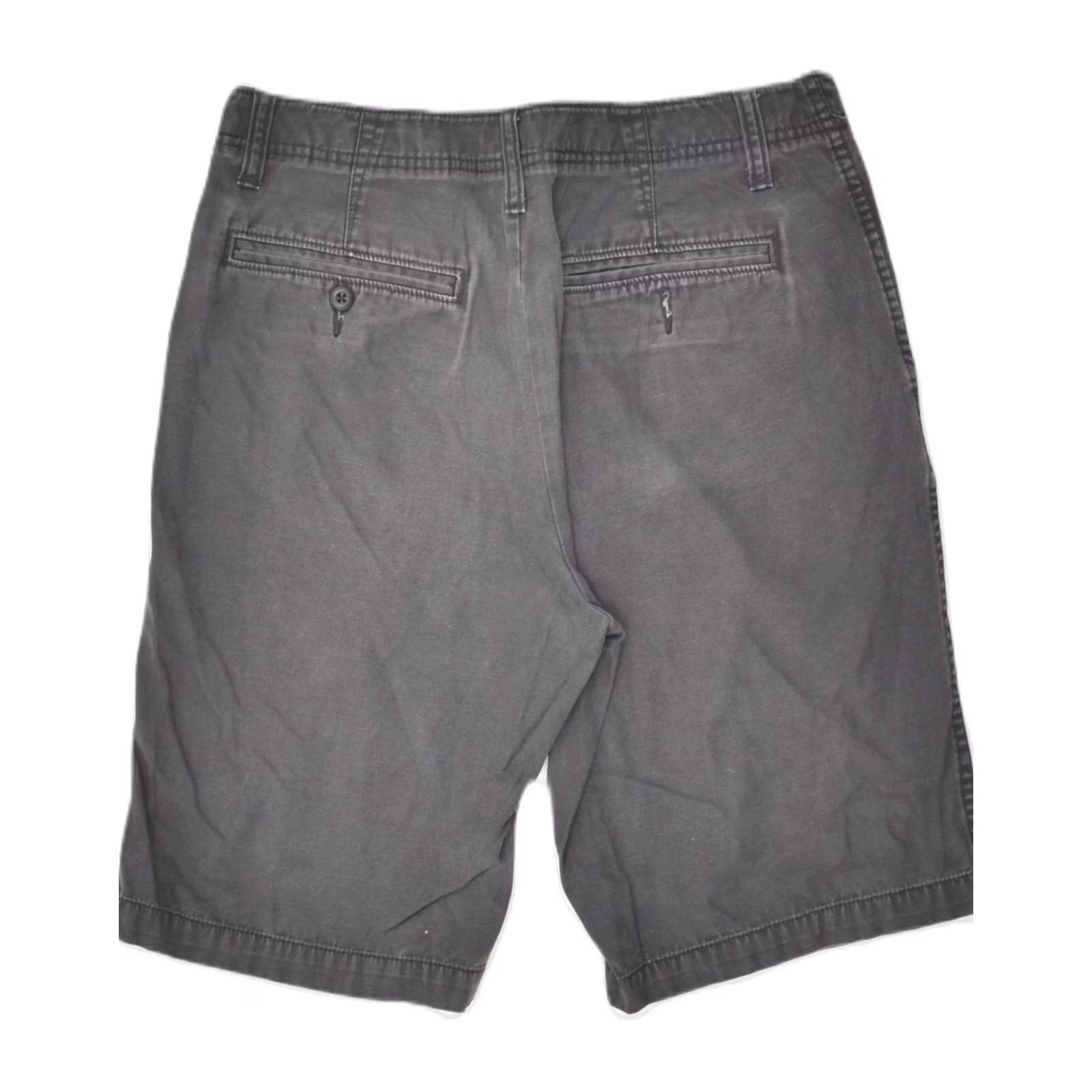 Old Navy VINTAGE OLD NAVY Grey Chino Shorts W30 Medium Cotton AD40 Womens Summer Casual 30 32 Mid Size 30" / US 8 / IT 44 - 2 Thumbnail