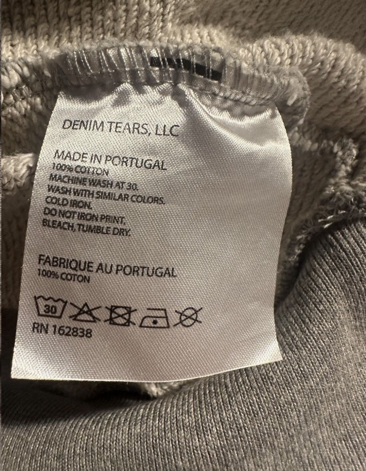 DENIM TEARS DENIM TEARS - Grey Cotton Wreath Hoodie Medium Size US M / EU 48-50 / 2 - 6 Thumbnail