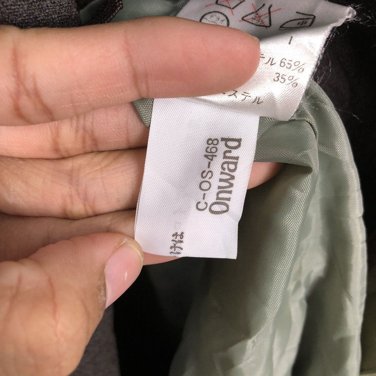 Japanese Brand 🔥RICH GREEN LONG JACKET JANE MORE MINK FUR BLANKET Size US M / EU 48-50 / 2 - 24 Thumbnail