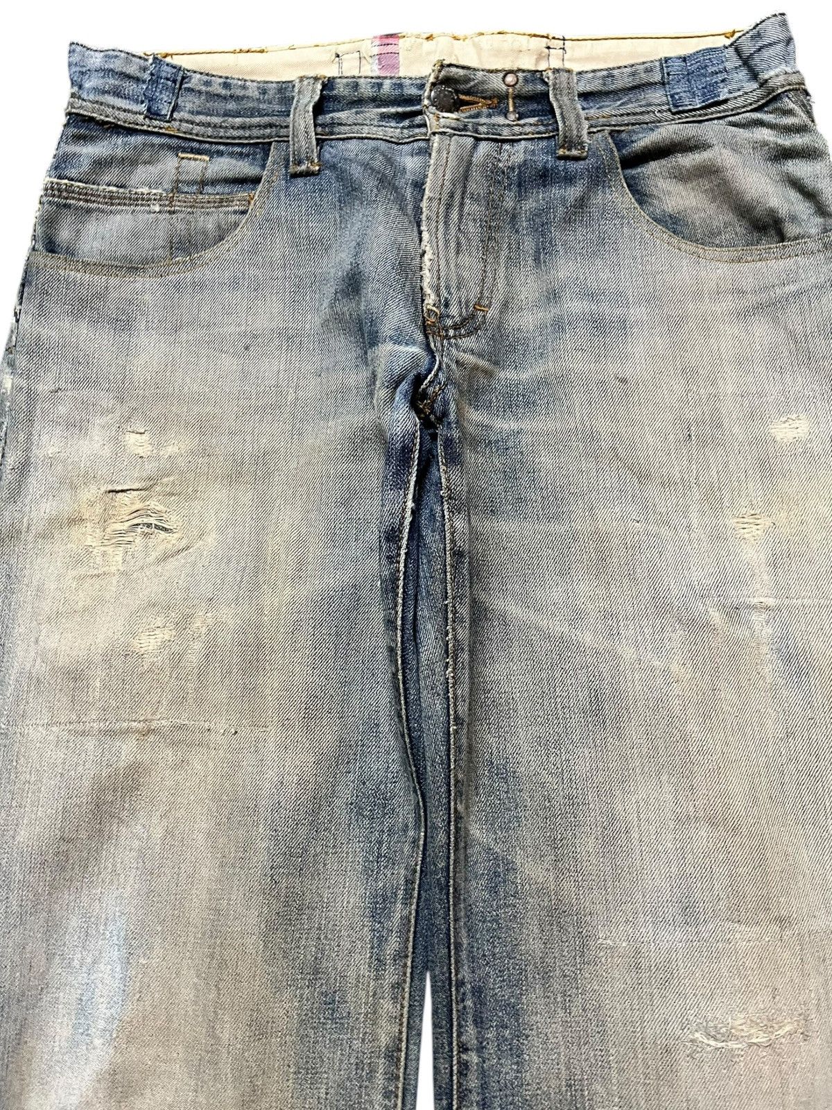 GAS Vintage GAS Slimfit Mudwash Distressed Denim Size US 30 / EU 46 - 2 Thumbnail
