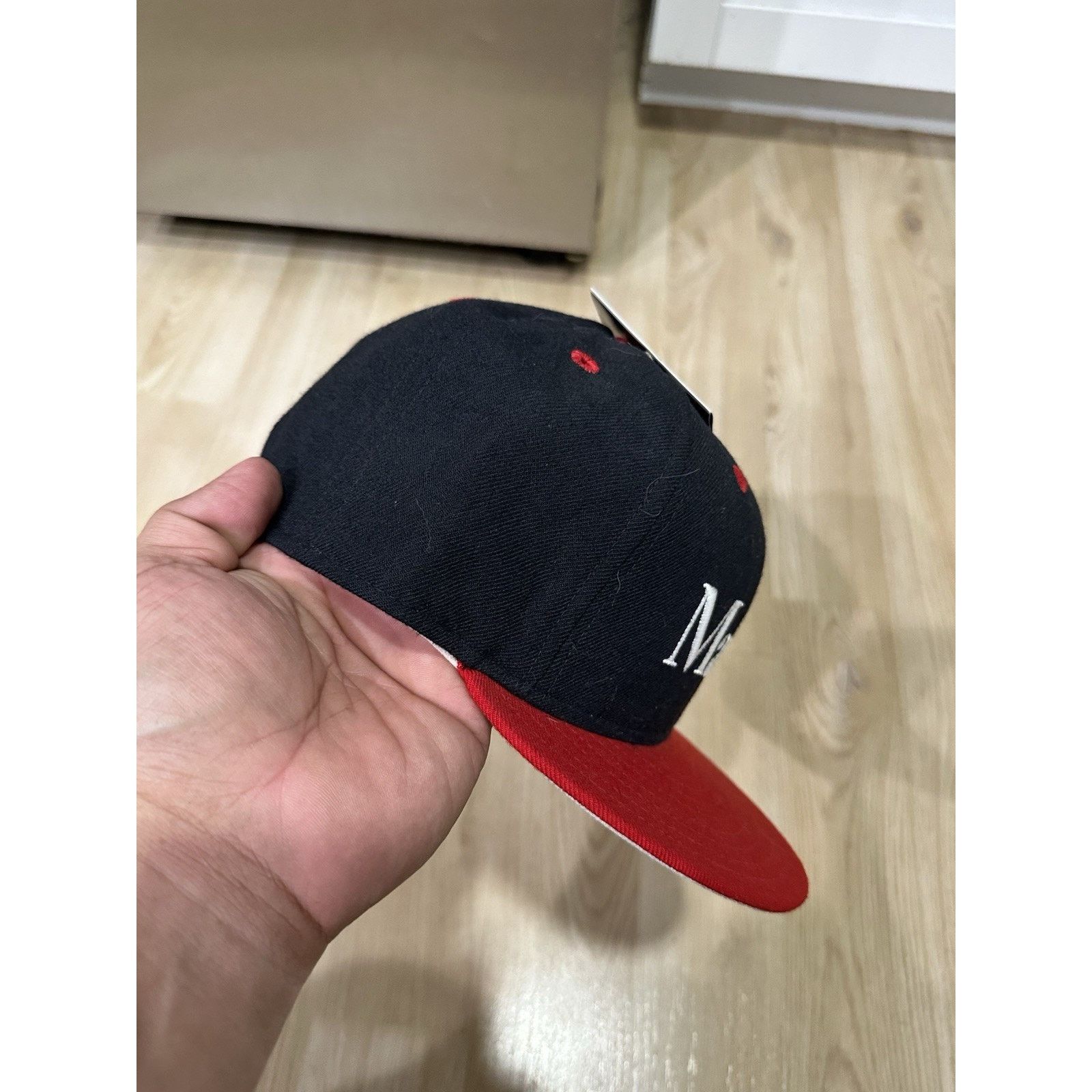 New Balance New Era 59/50 Maxfli Golf Hat Fitted Size 7 1/2 Black/Red Size ONE SIZE - 2 Thumbnail