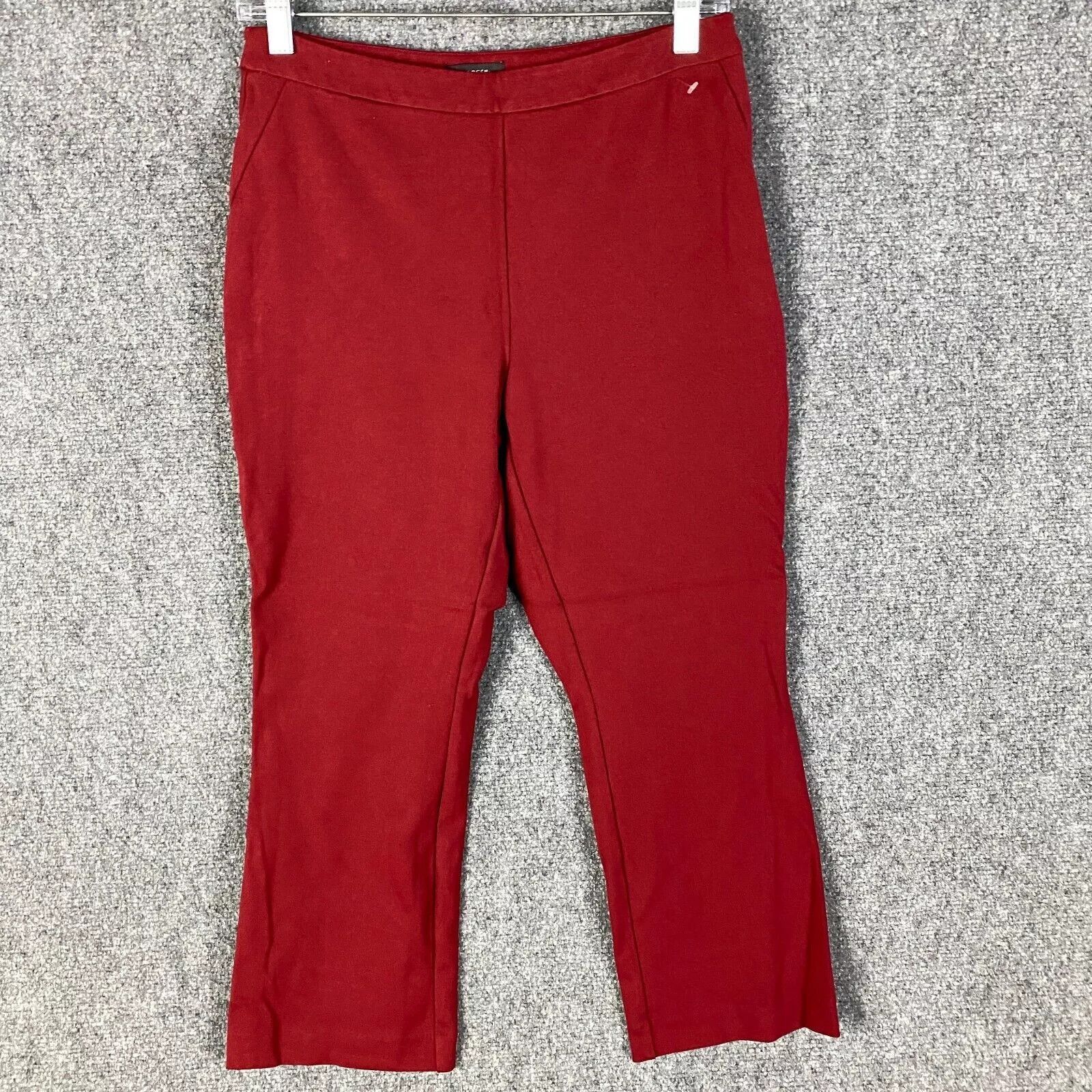 Other Halogen Trousers Capris Women's Small Stretch Red Pants Size 28" / US 6 / IT 42 - 1 Thumbnail