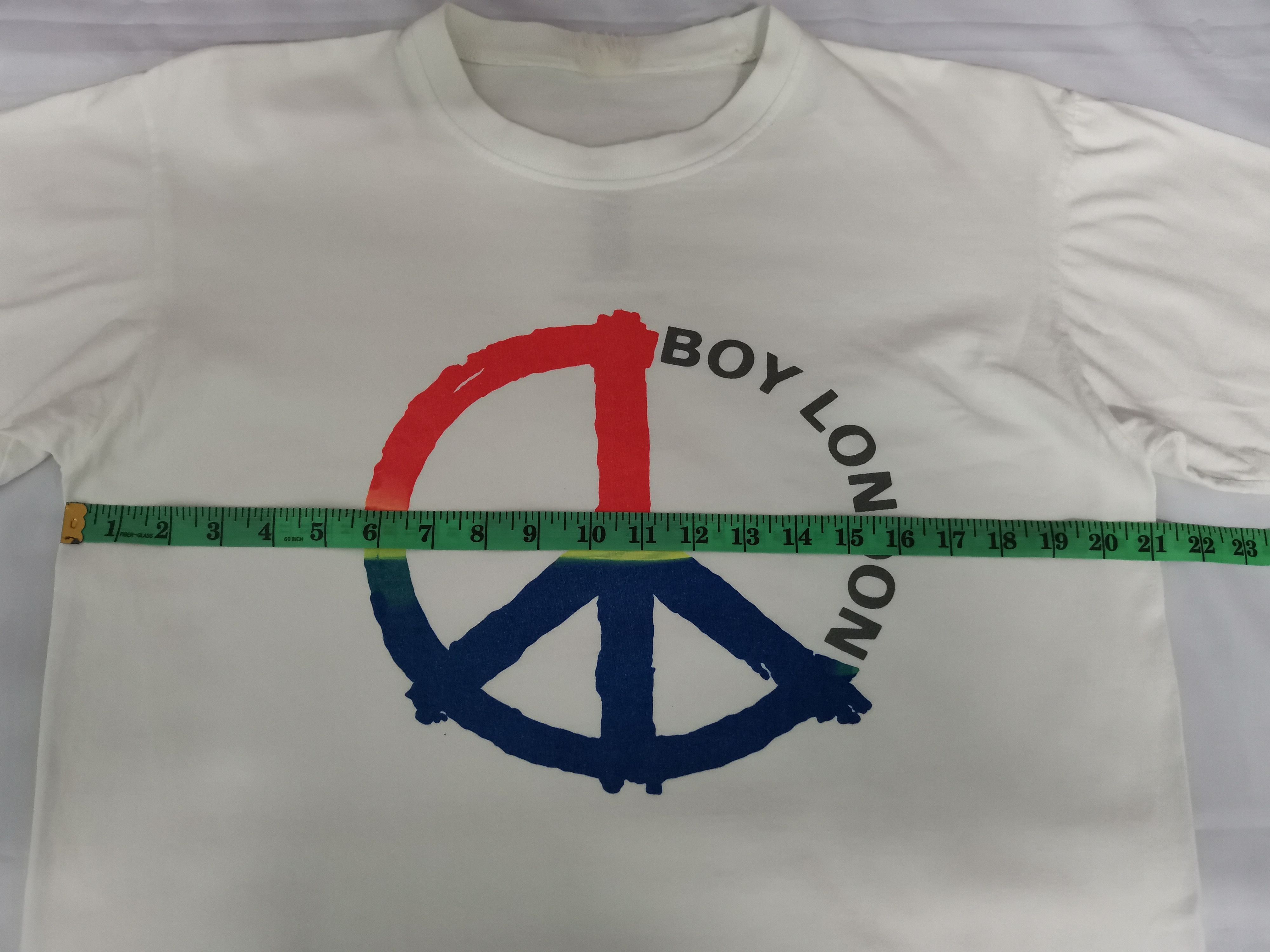 Boy London Vintage Boy London Big Logo Peace Tee Seditionaries Size US L / EU 52-54 / 3 - 6 Thumbnail