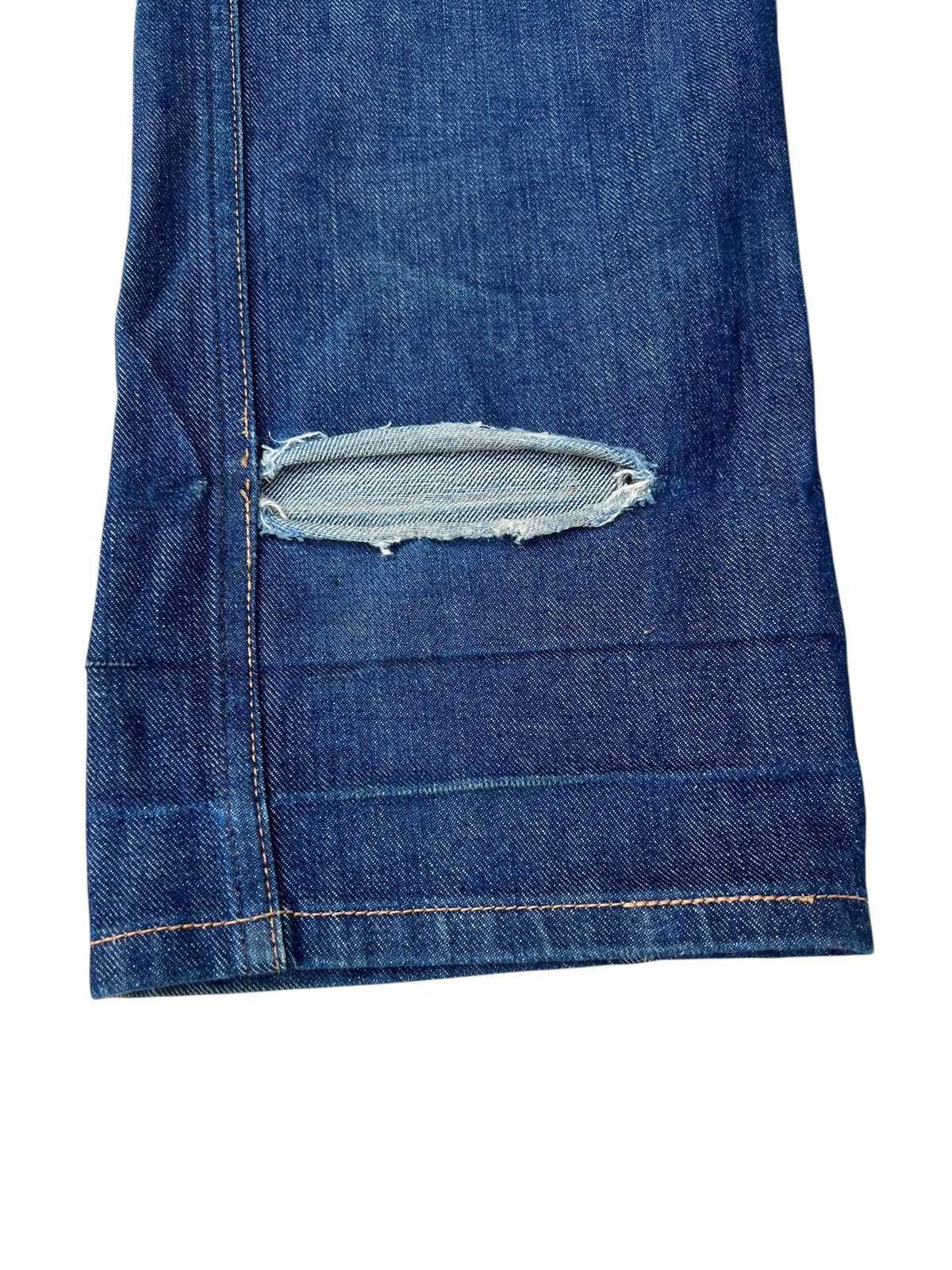 Wrangler Vintage Wrangler Blue Bell Distressed Mud Denim Jeans Size US 29 - 22 Thumbnail