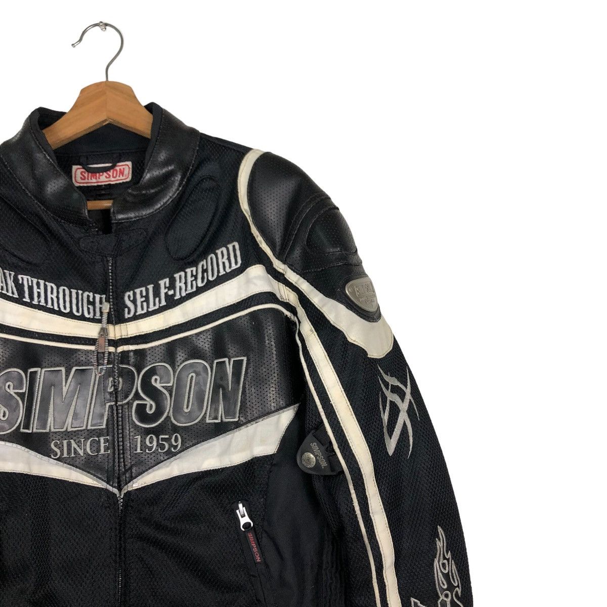 Japanese Brand 🔥VINTAGE SIMPSON RACING NORTH CAROLINA USA SINCE 1959 Size US L / EU 52-54 / 3 - 4 Thumbnail