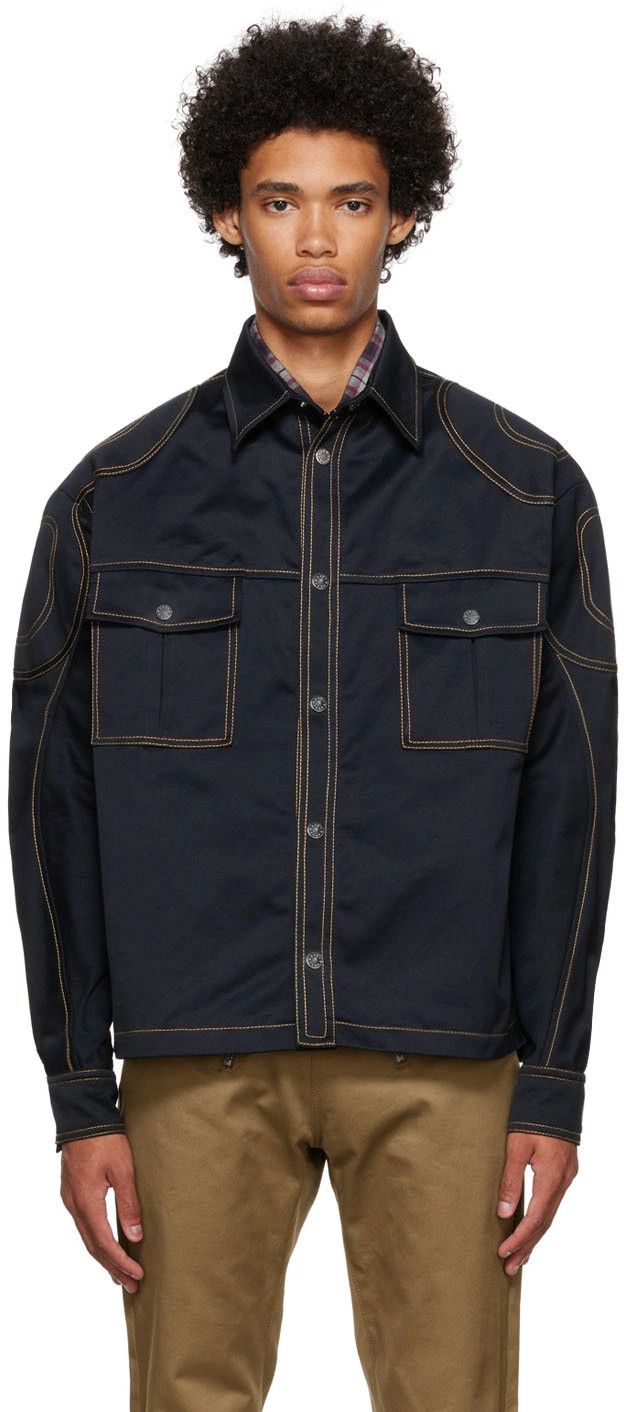 GmbH GmbH Tahir Jacket - Moto Denim Jacket Size US L / EU 52-54 / 3 - 9 Thumbnail