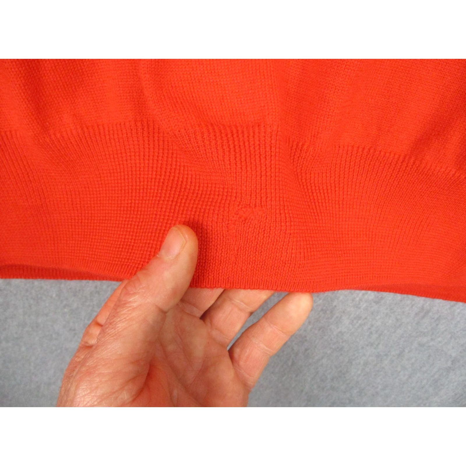 Peter Millar Peter Millar Sweater Mens XL Orange V-Neck 100% Merino Wool Knit Pullover Size US XL / EU 56 / 4 - 6 Thumbnail