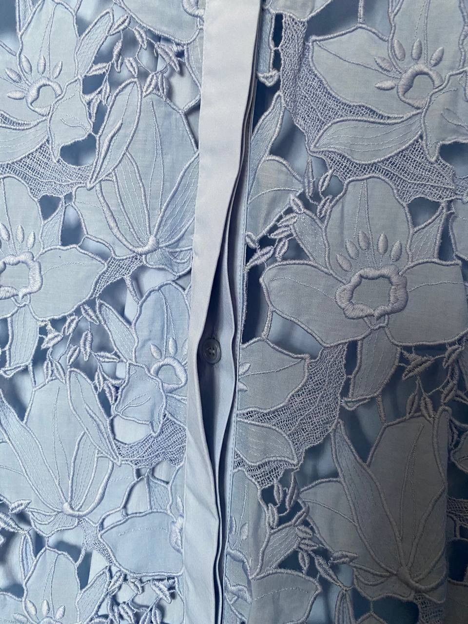 Valentino RRP 2900$ VALENTINO GARAVANI 2021 Long-Sleeve Lace Shirt Size XL / US 12-14 / IT 48-50 - 7 Thumbnail