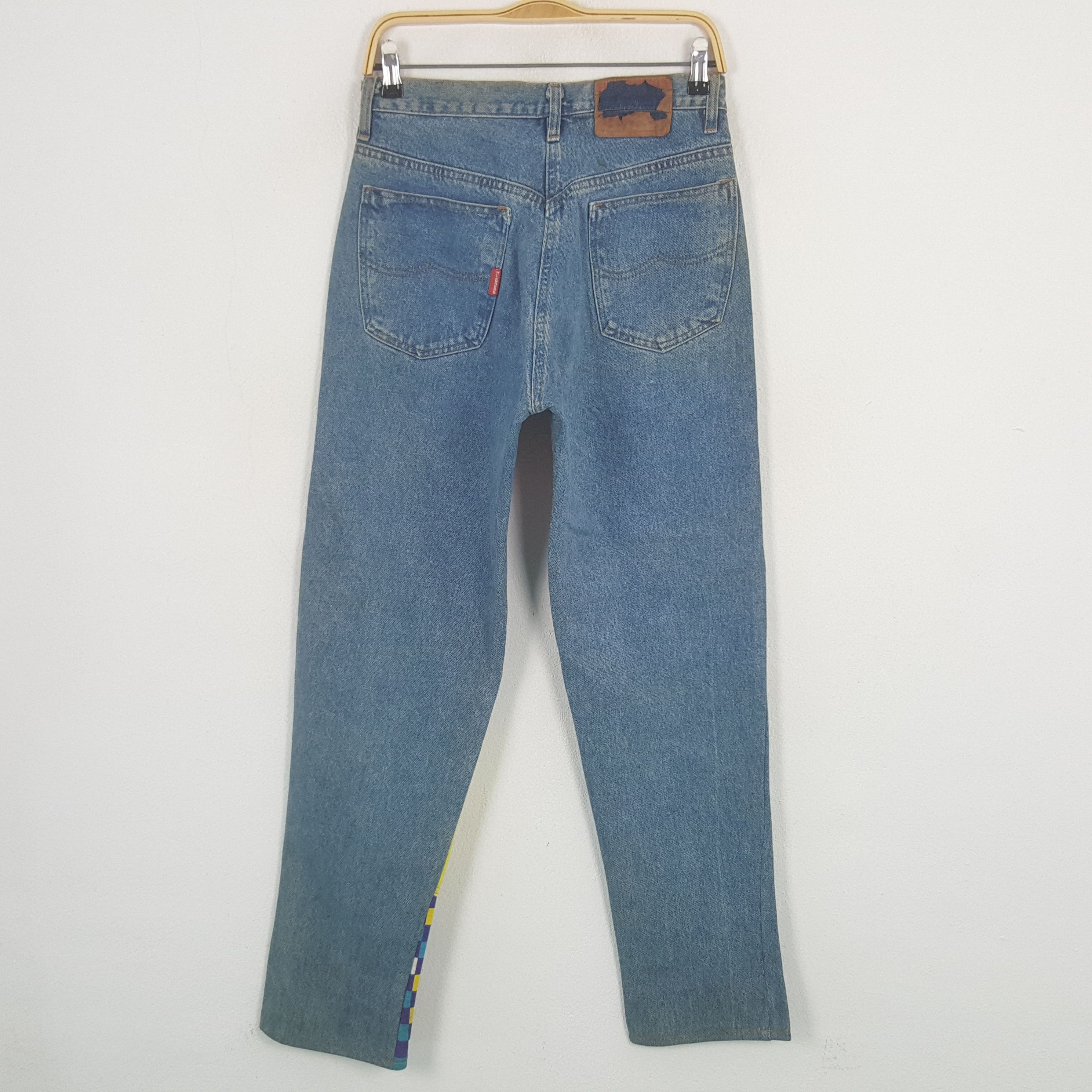 Other Vintage H Landers Patchwork Denim Jeans Size US 28 / EU 44 - 4 Thumbnail