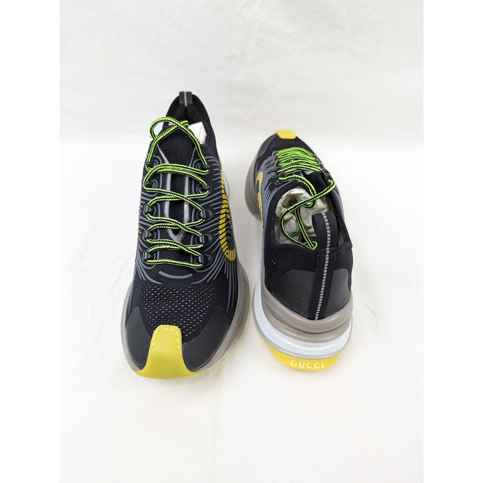 Gucci o1rshd1 Fabric Low-Top Sneakers in Multicolor Size US 13 / EU 46 - 19 Thumbnail