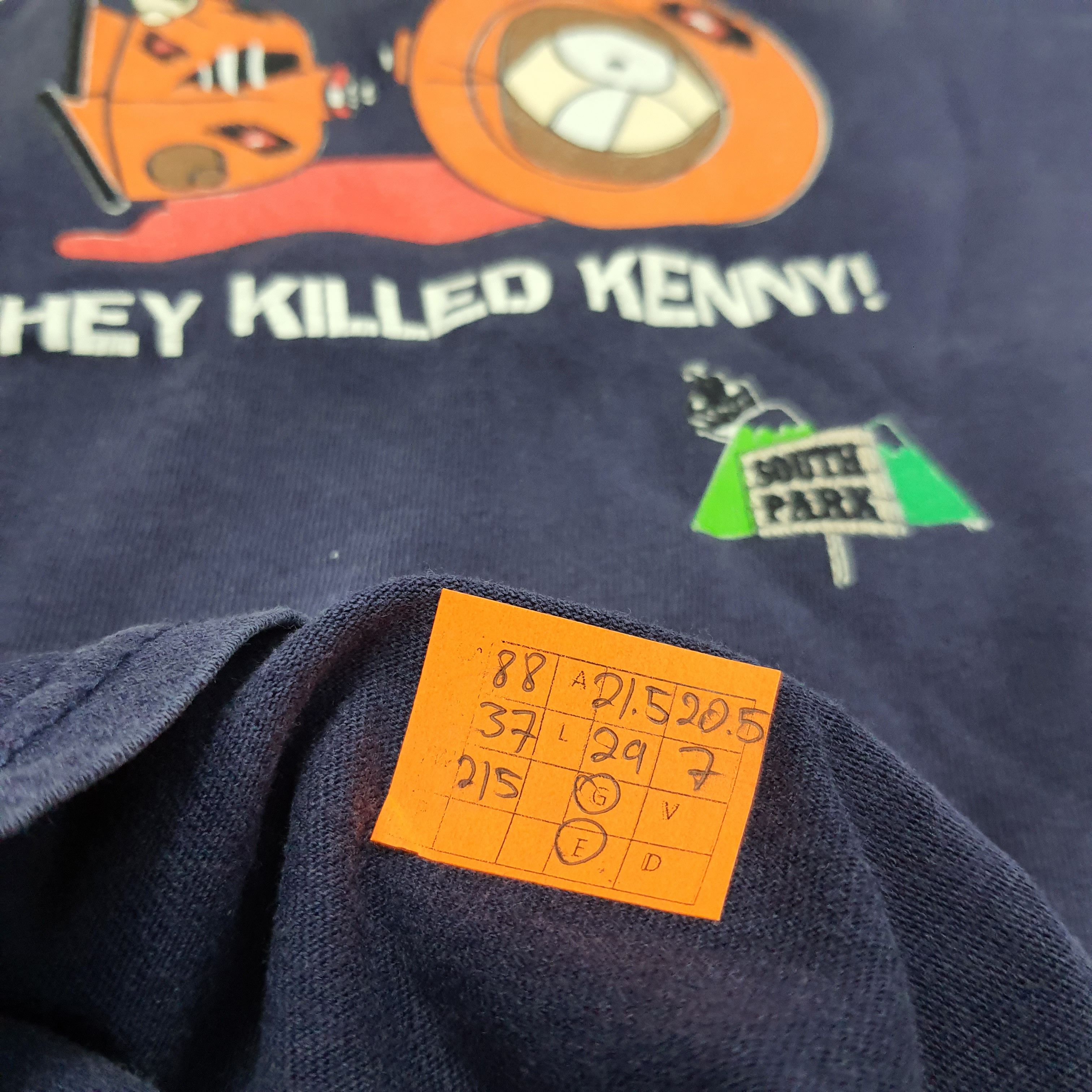 Vintage Vintage South Park Kenny T-shirt Size US L / EU 52-54 / 3 - 7 Thumbnail