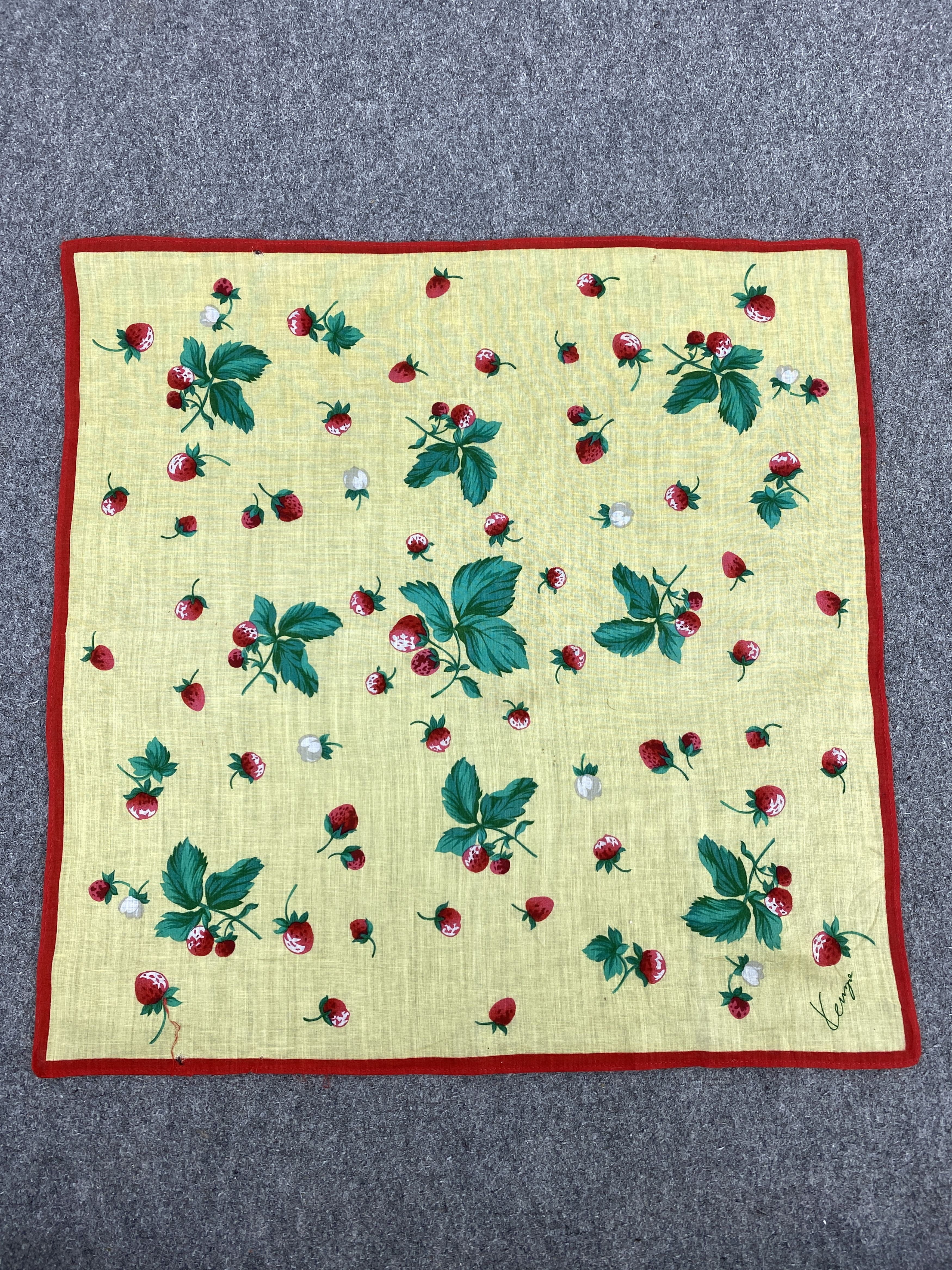 Kenzo Vintage Kenzo Handkerchief / Neckerchief KT0294 Size ONE SIZE - 4 Thumbnail